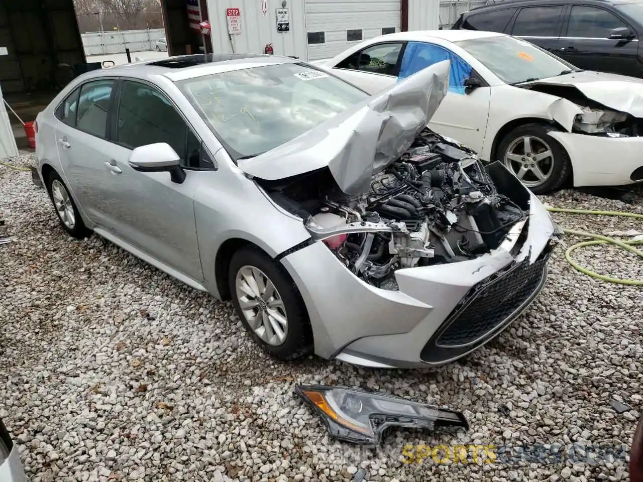 1 Photograph of a damaged car 5YFFPRAE2LP058013 TOYOTA COROLLA 2020