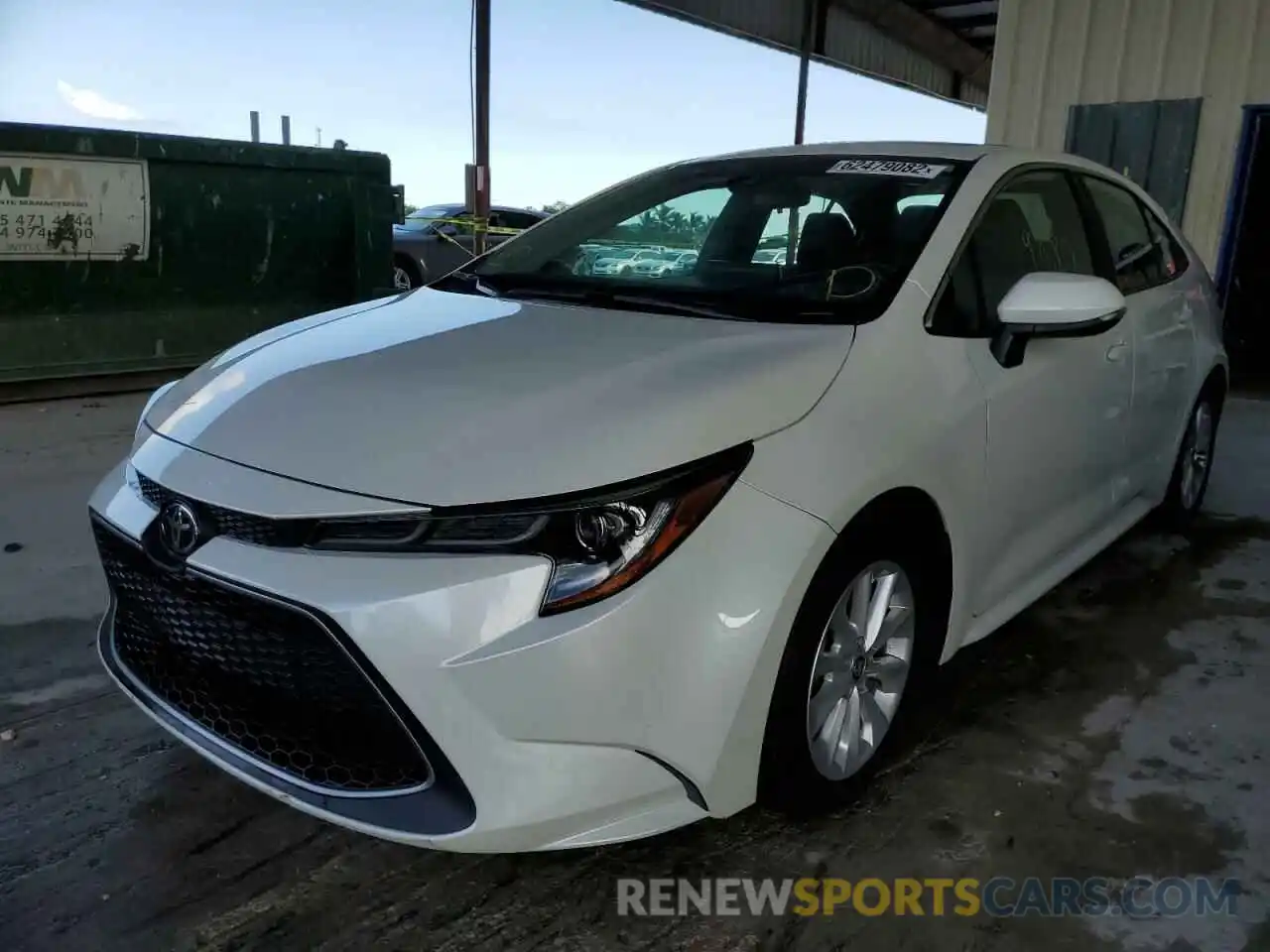 2 Photograph of a damaged car 5YFFPRAE2LP088659 TOYOTA COROLLA 2020