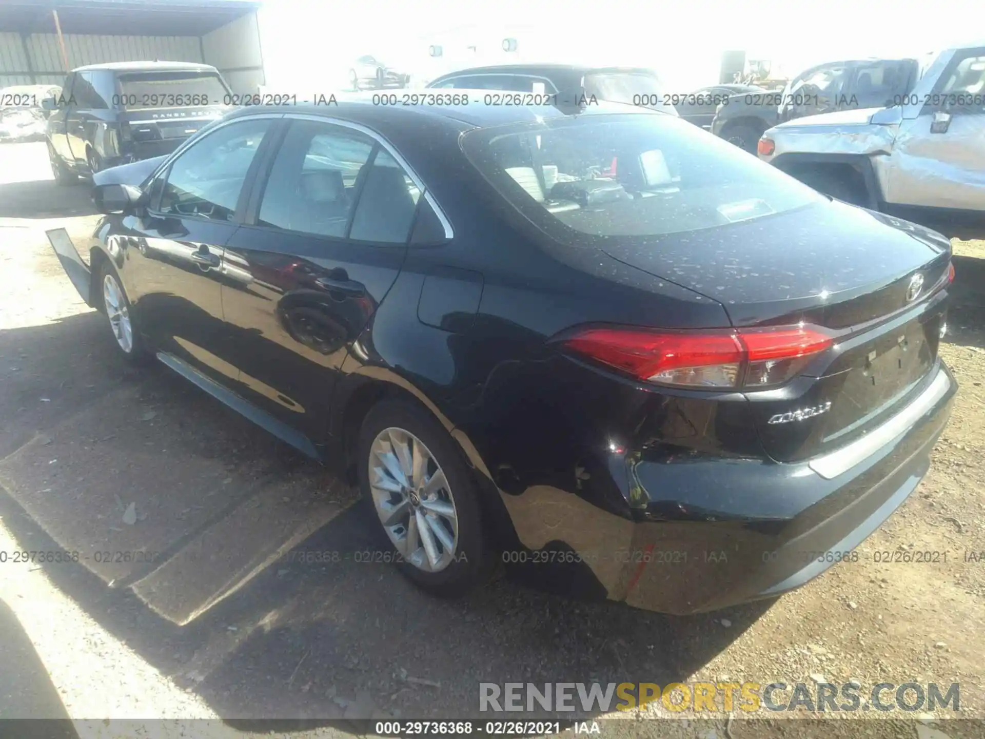 3 Photograph of a damaged car 5YFFPRAE2LP123913 TOYOTA COROLLA 2020