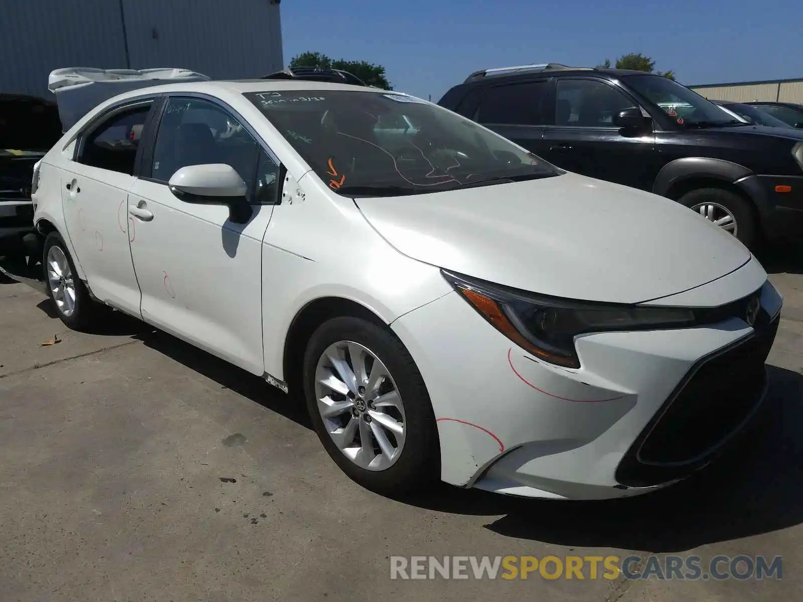 1 Photograph of a damaged car 5YFFPRAE3LP010861 TOYOTA COROLLA 2020