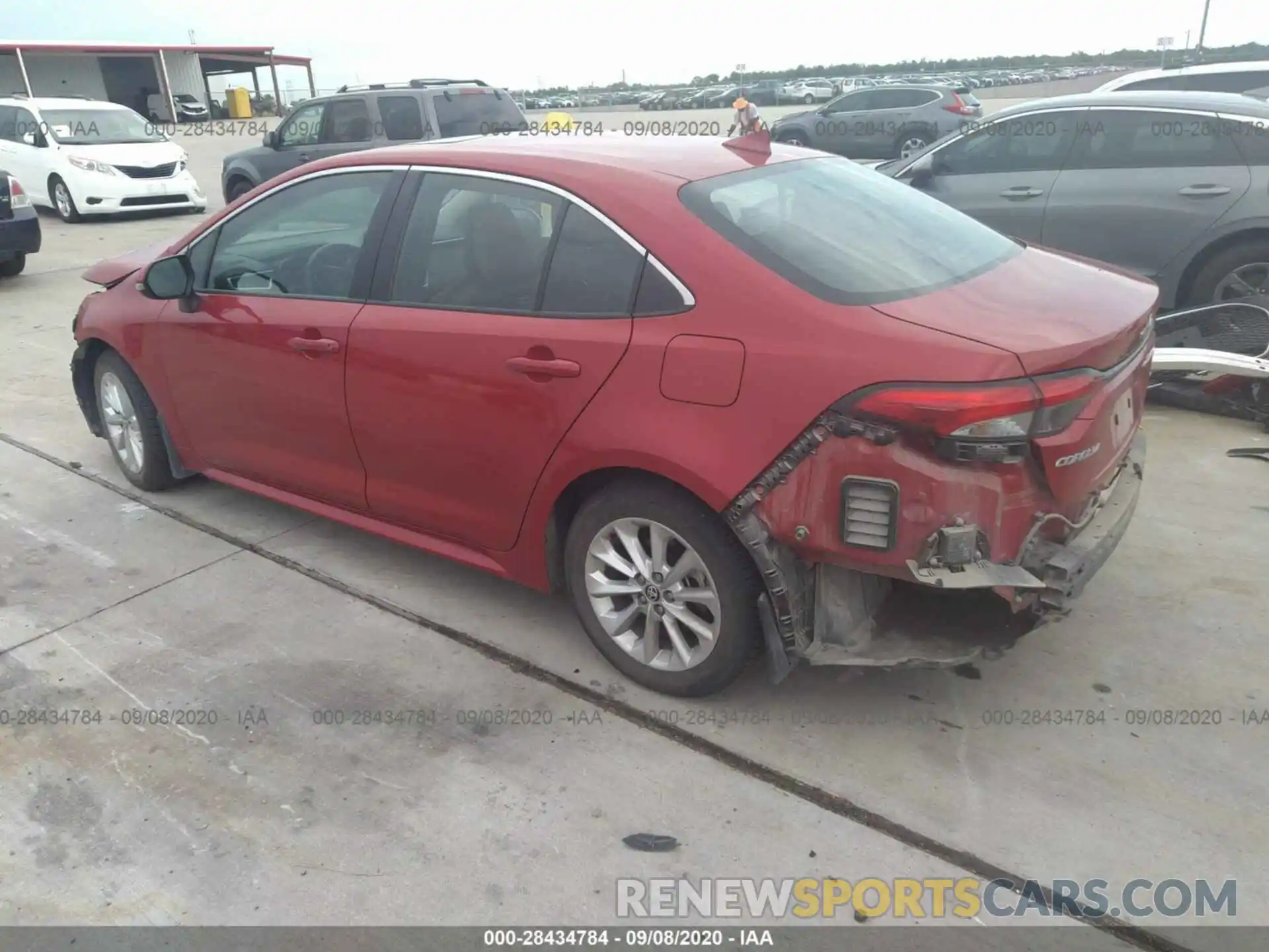 3 Photograph of a damaged car 5YFFPRAE4LP024946 TOYOTA COROLLA 2020