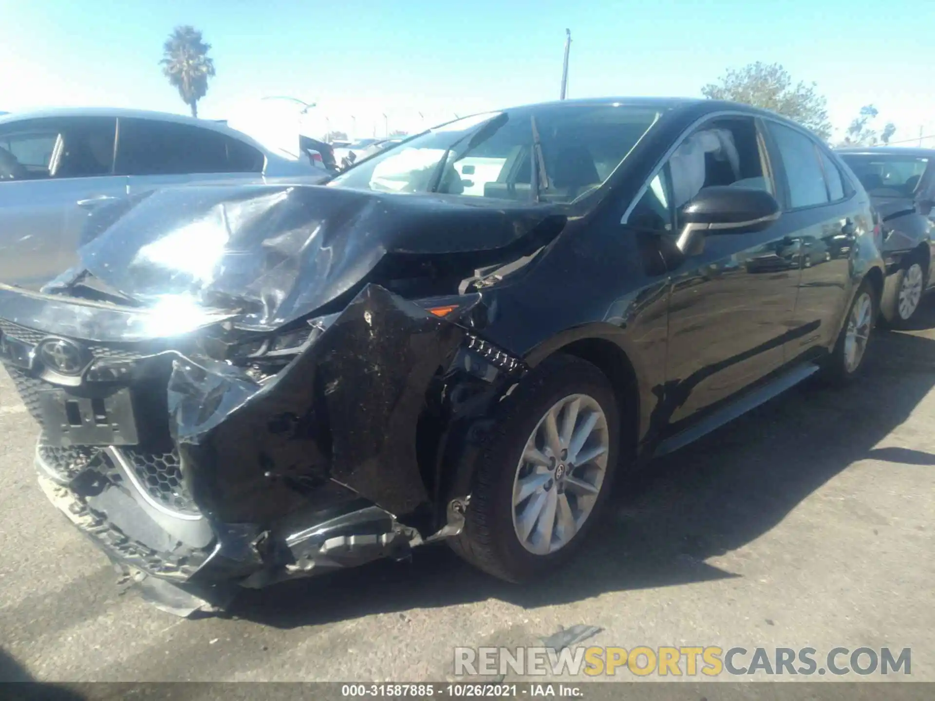 2 Photograph of a damaged car 5YFFPRAE4LP041925 TOYOTA COROLLA 2020