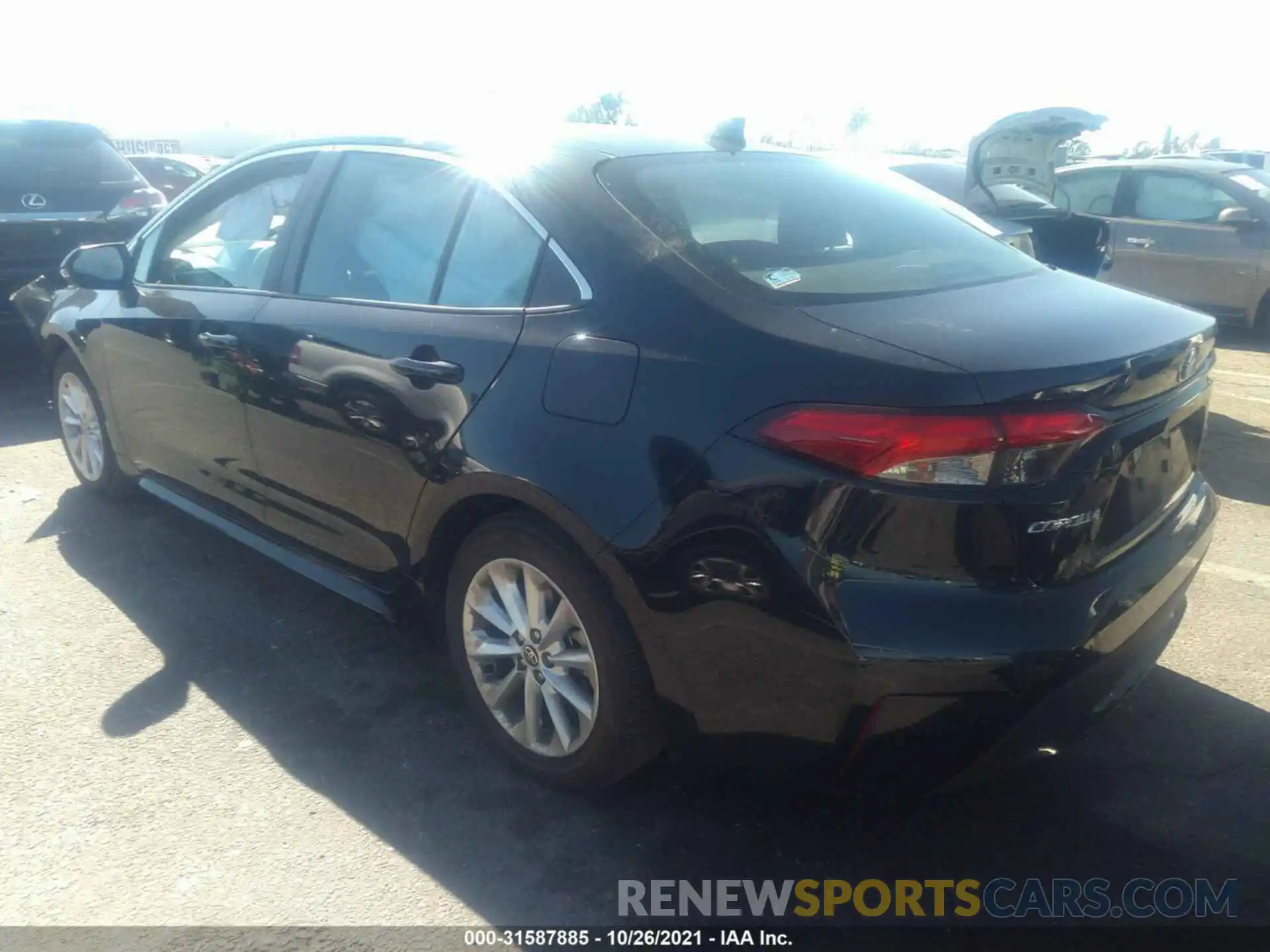 3 Photograph of a damaged car 5YFFPRAE4LP041925 TOYOTA COROLLA 2020