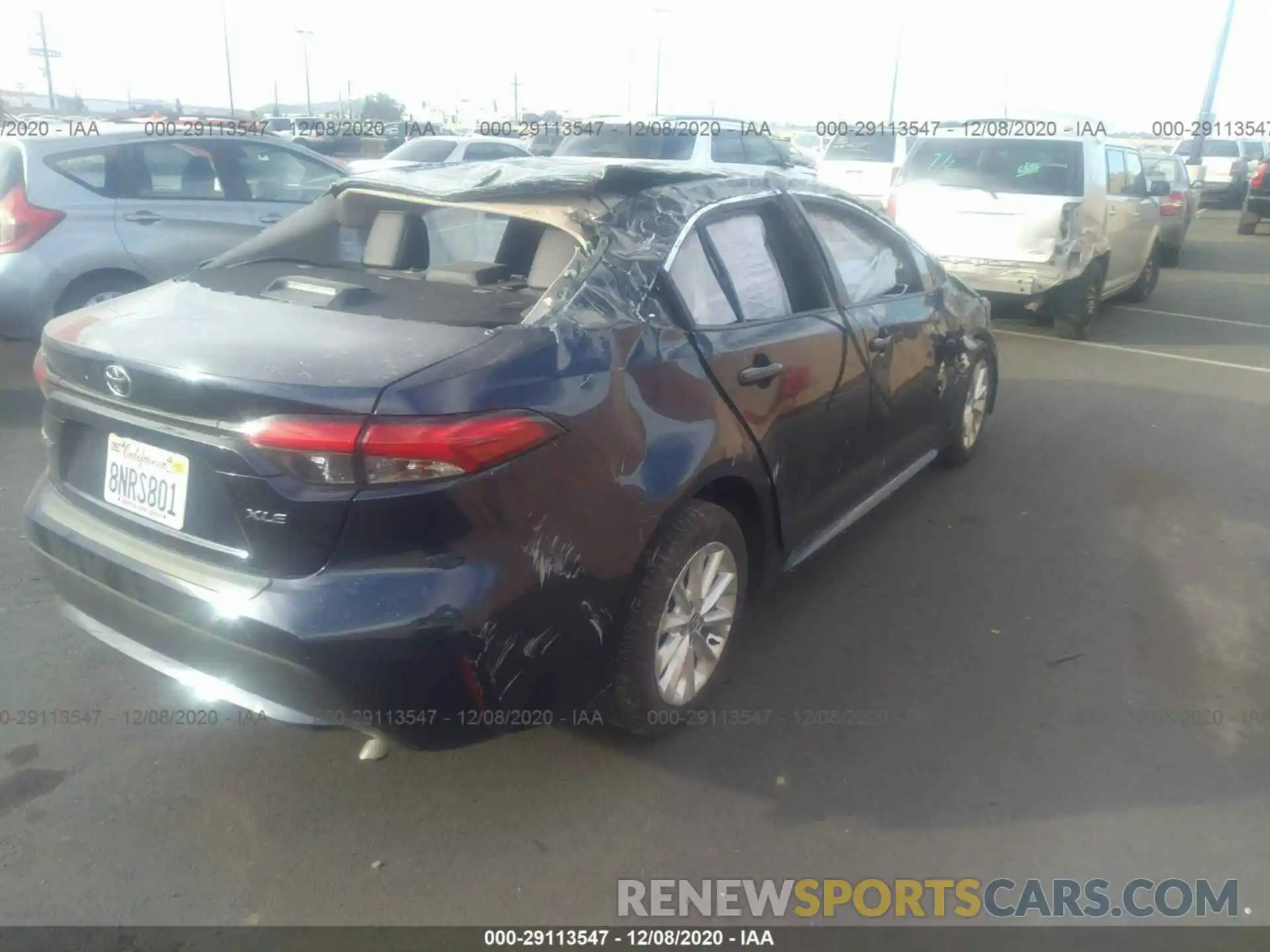 4 Photograph of a damaged car 5YFFPRAE4LP058384 TOYOTA COROLLA 2020