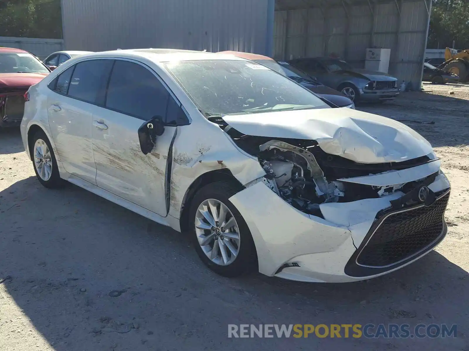 1 Photograph of a damaged car 5YFFPRAE4LP078876 TOYOTA COROLLA 2020