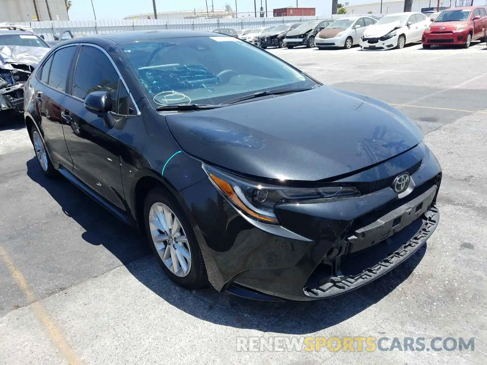 1 Photograph of a damaged car 5YFFPRAE5LP040038 TOYOTA COROLLA 2020