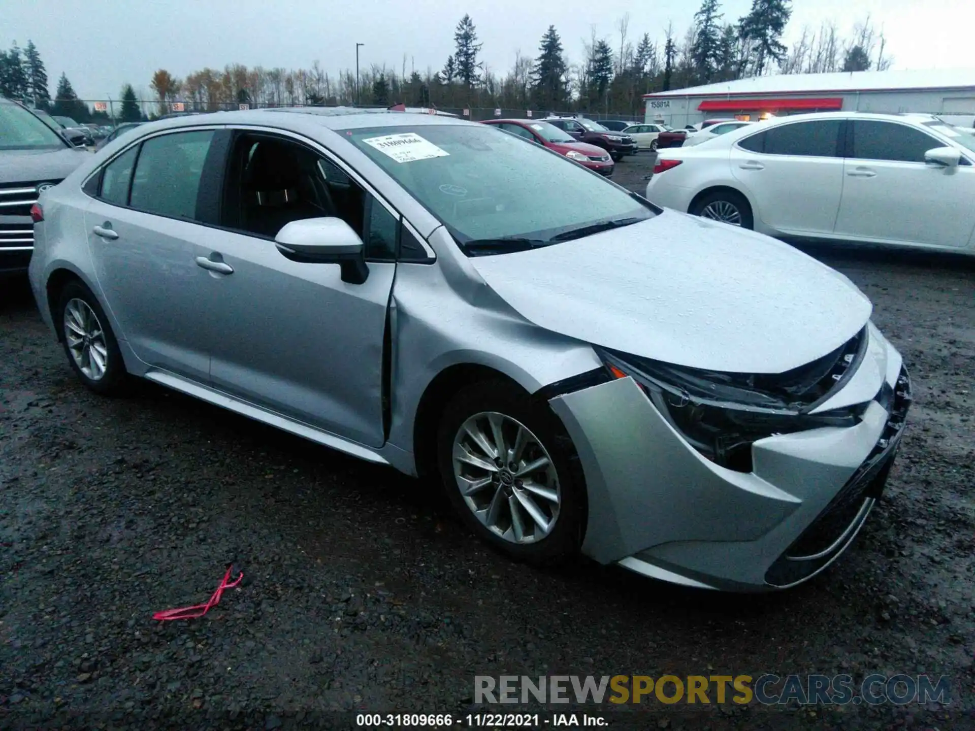 1 Photograph of a damaged car 5YFFPRAE5LP073797 TOYOTA COROLLA 2020