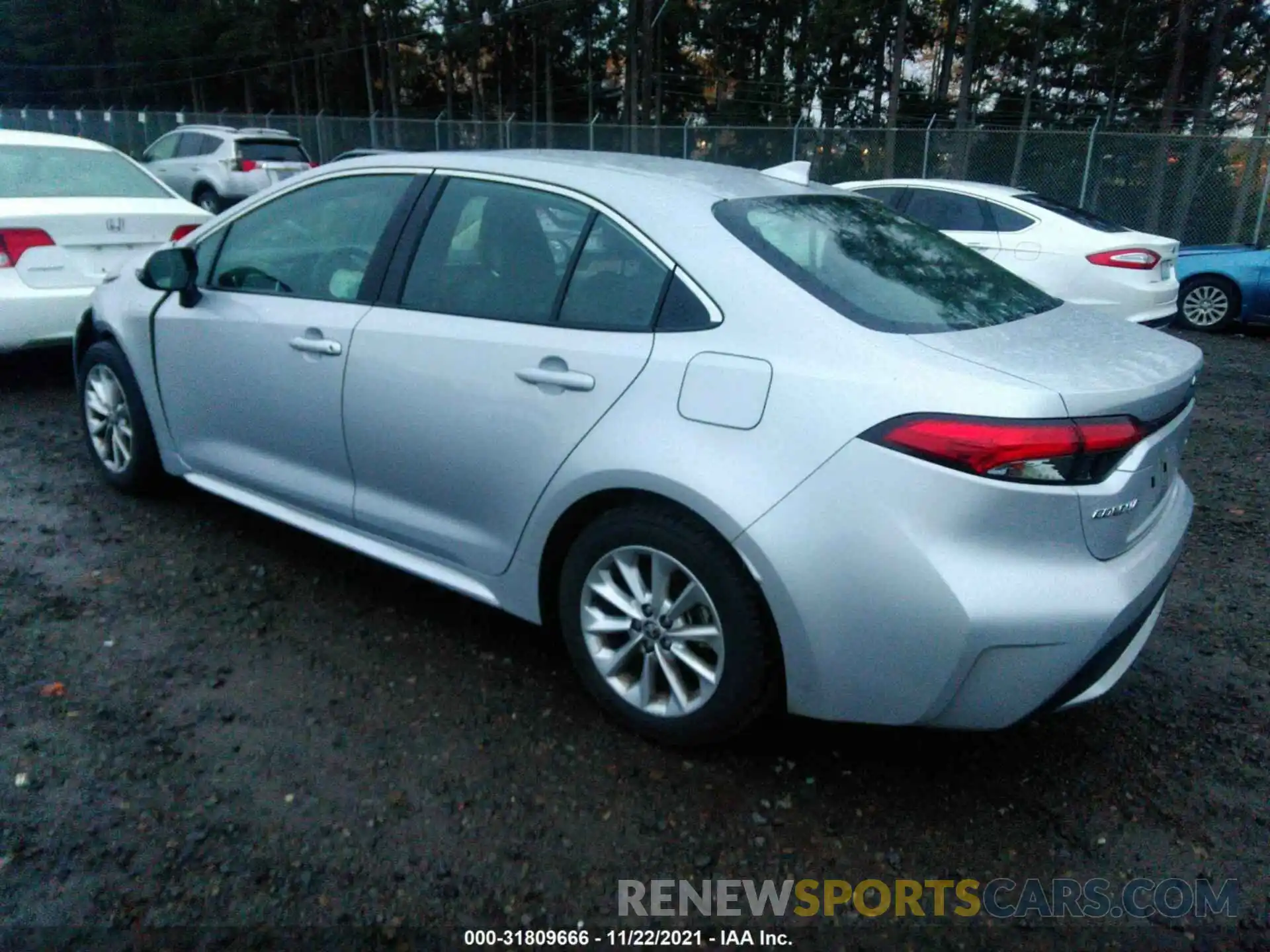 3 Photograph of a damaged car 5YFFPRAE5LP073797 TOYOTA COROLLA 2020