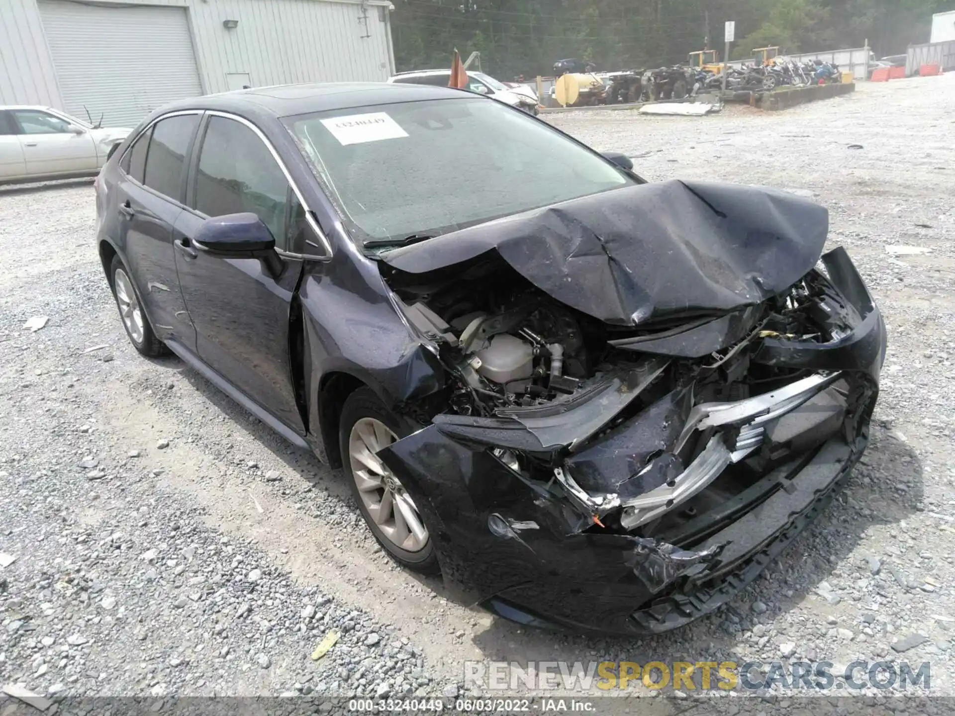 1 Photograph of a damaged car 5YFFPRAE5LP129947 TOYOTA COROLLA 2020