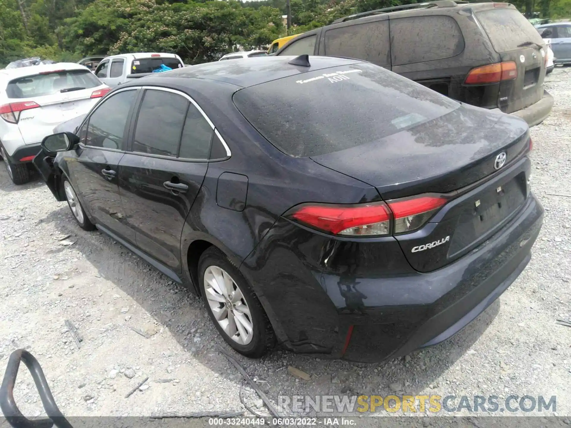 3 Photograph of a damaged car 5YFFPRAE5LP129947 TOYOTA COROLLA 2020