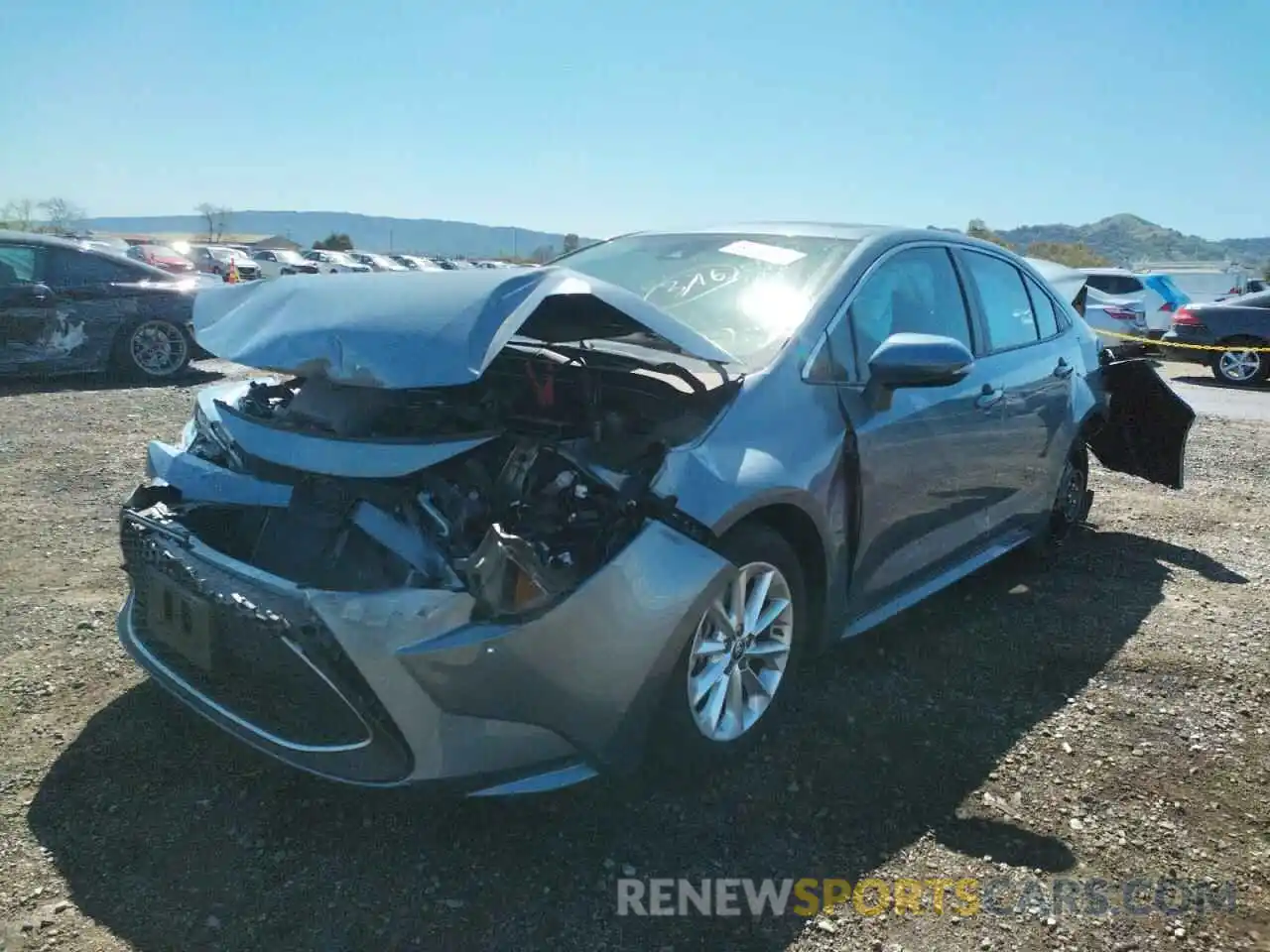 2 Photograph of a damaged car 5YFFPRAE6LP011034 TOYOTA COROLLA 2020