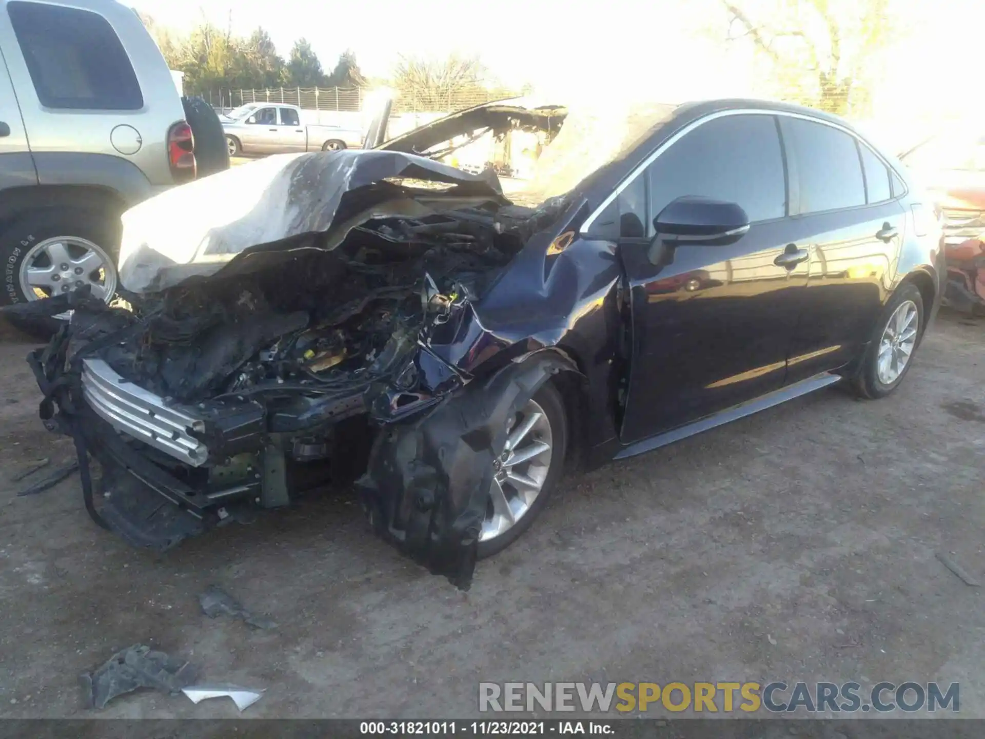 2 Photograph of a damaged car 5YFFPRAE6LP022468 TOYOTA COROLLA 2020