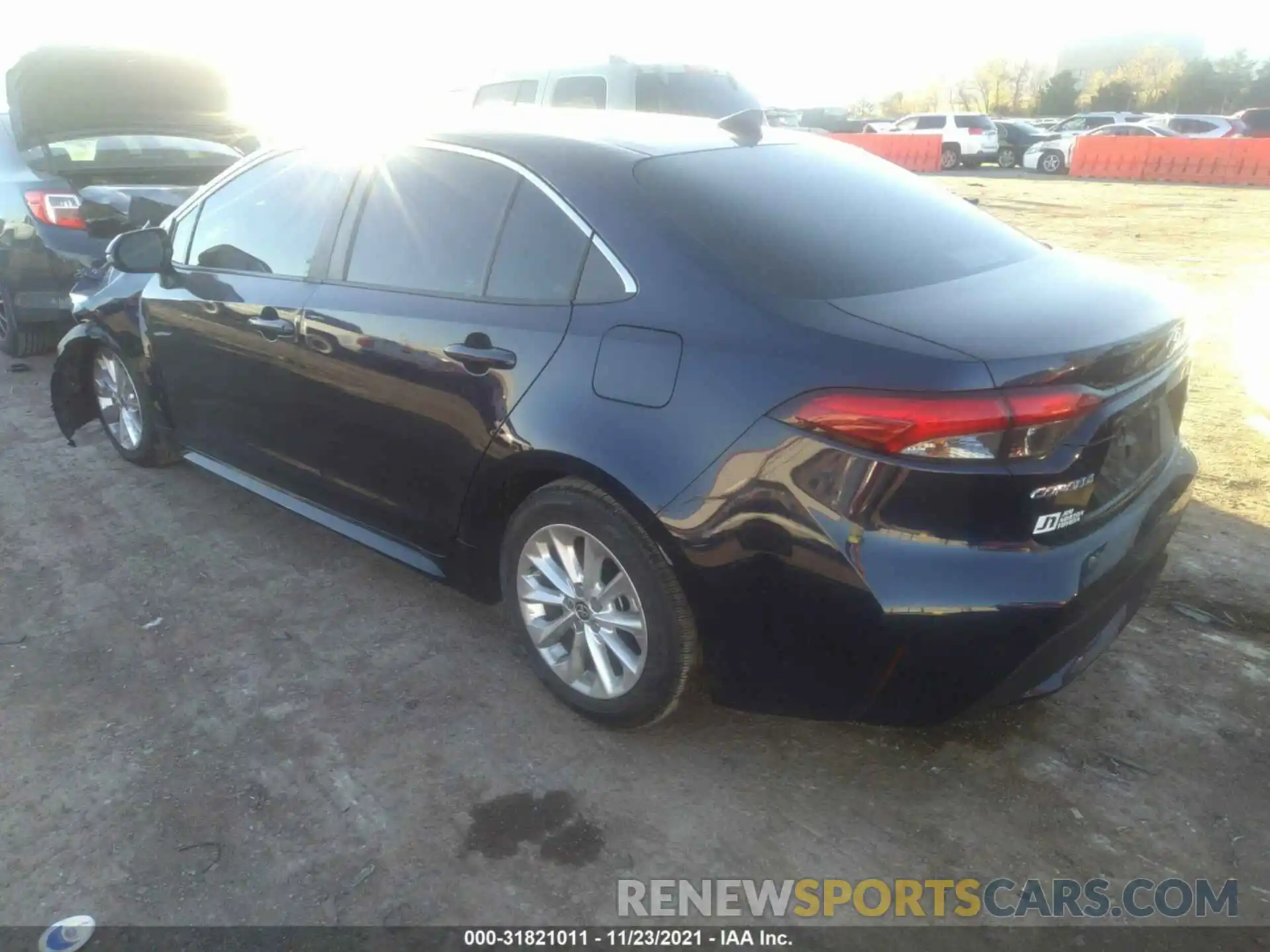 3 Photograph of a damaged car 5YFFPRAE6LP022468 TOYOTA COROLLA 2020