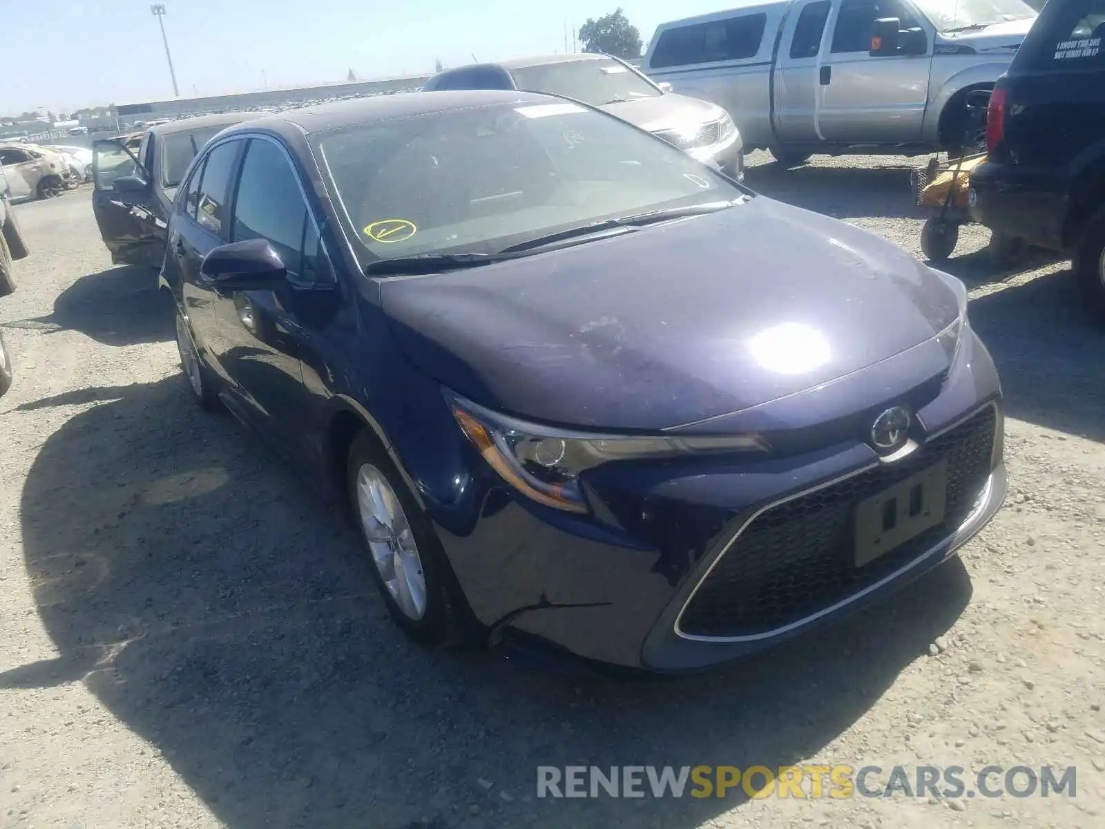 1 Photograph of a damaged car 5YFFPRAE6LP062226 TOYOTA COROLLA 2020