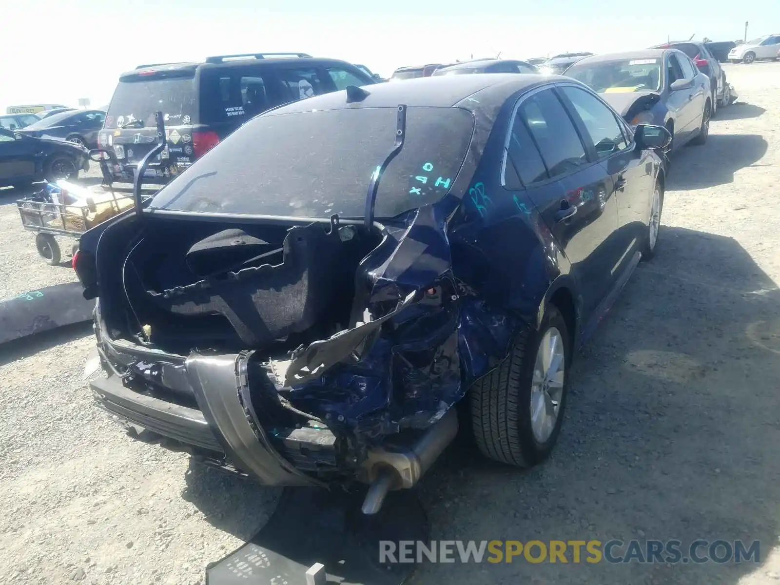 4 Photograph of a damaged car 5YFFPRAE6LP062226 TOYOTA COROLLA 2020