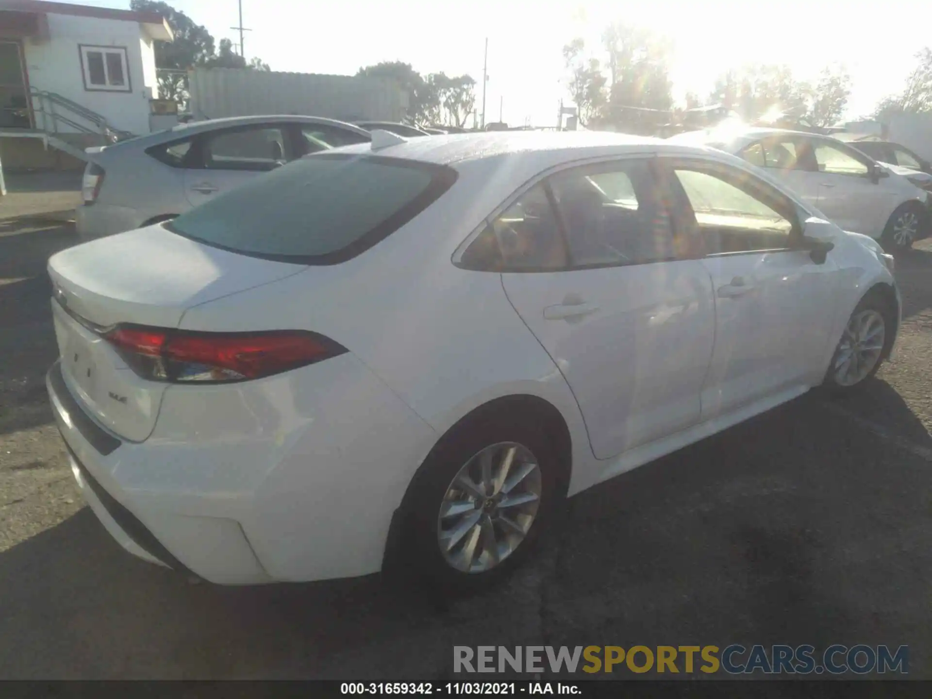 4 Photograph of a damaged car 5YFFPRAE7LP109344 TOYOTA COROLLA 2020