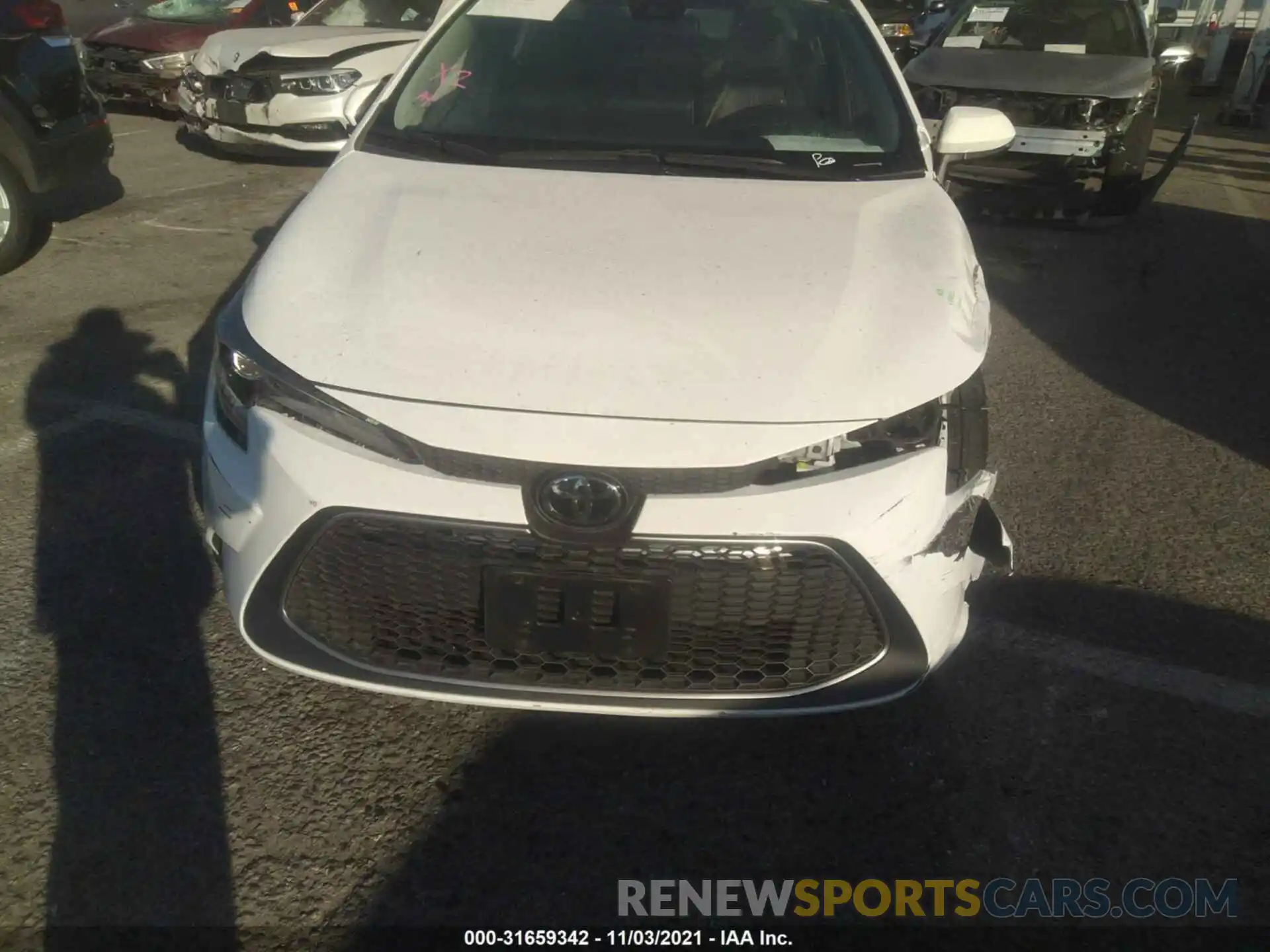 6 Photograph of a damaged car 5YFFPRAE7LP109344 TOYOTA COROLLA 2020