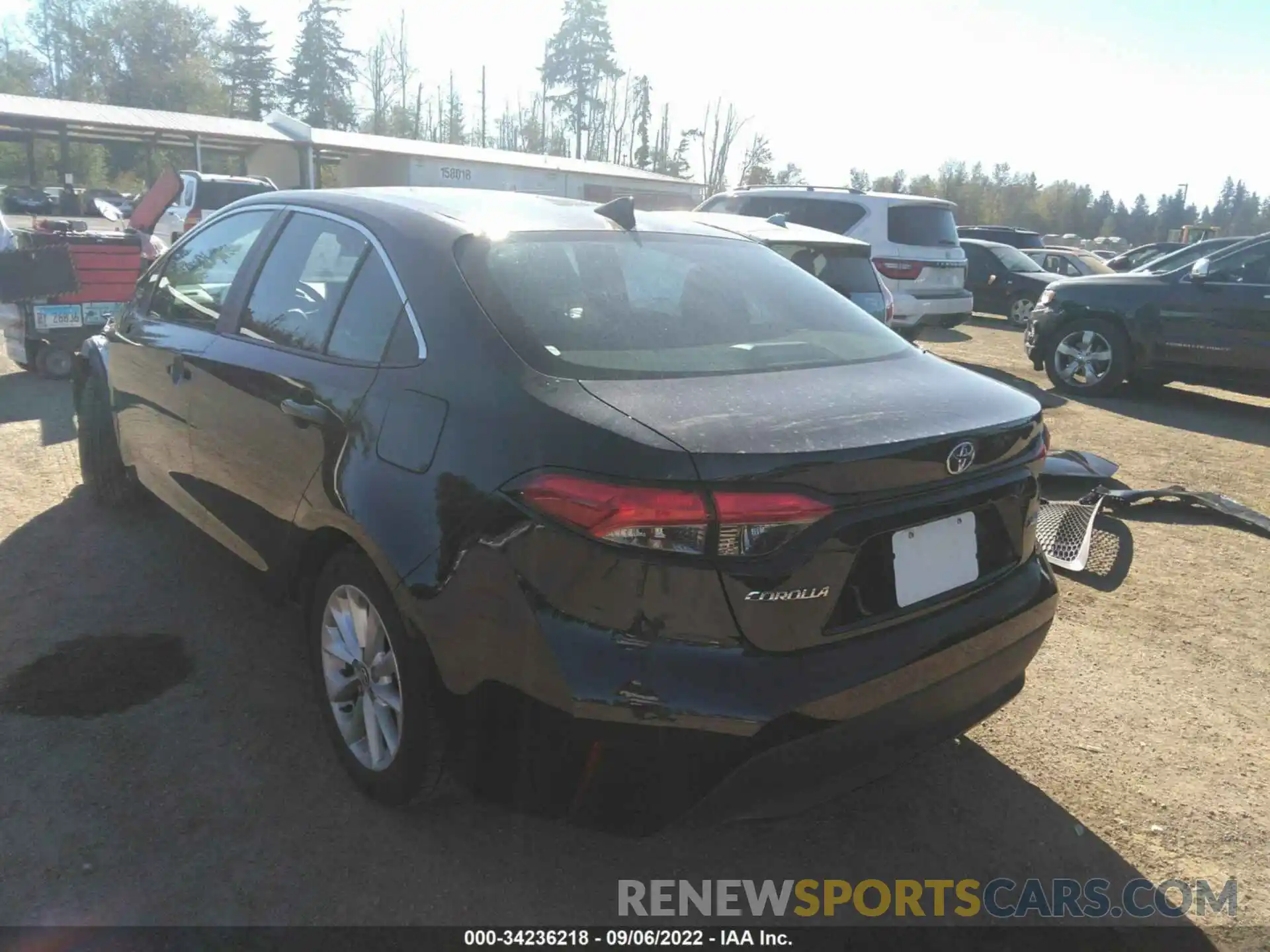 3 Photograph of a damaged car 5YFFPRAE9LP065573 TOYOTA COROLLA 2020