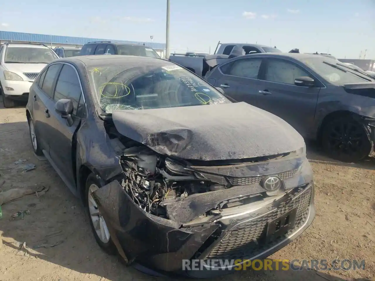 1 Photograph of a damaged car 5YFFPRAEXLP003468 TOYOTA COROLLA 2020