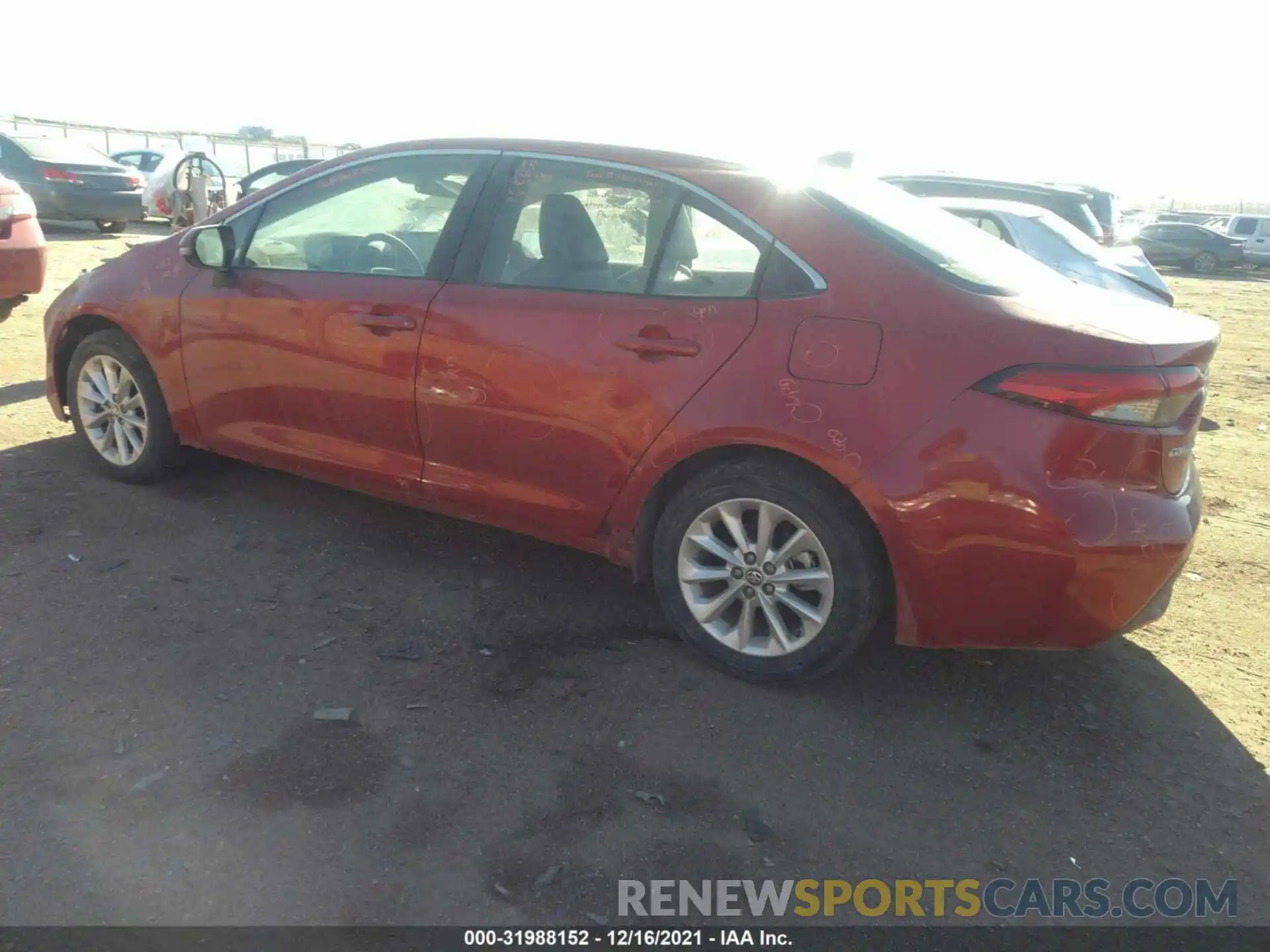 3 Photograph of a damaged car 5YFFPRAEXLP024515 TOYOTA COROLLA 2020