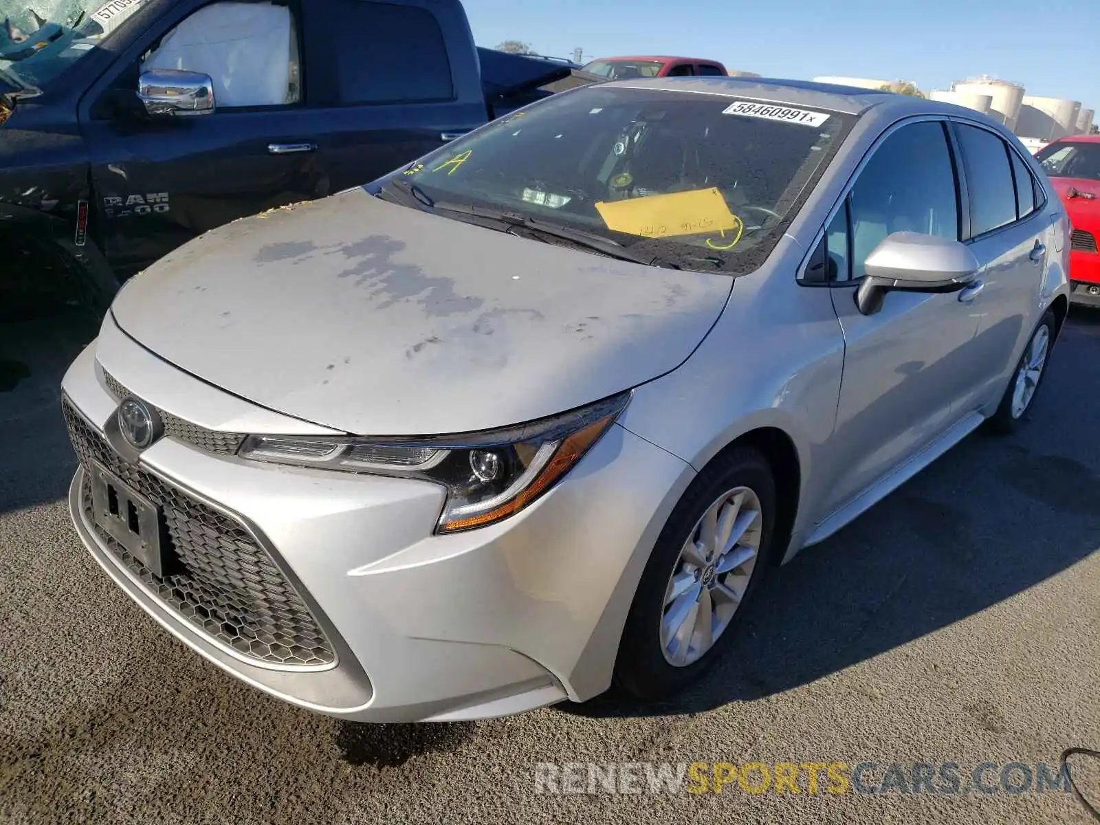 2 Photograph of a damaged car 5YFFPRAEXLP027219 TOYOTA COROLLA 2020