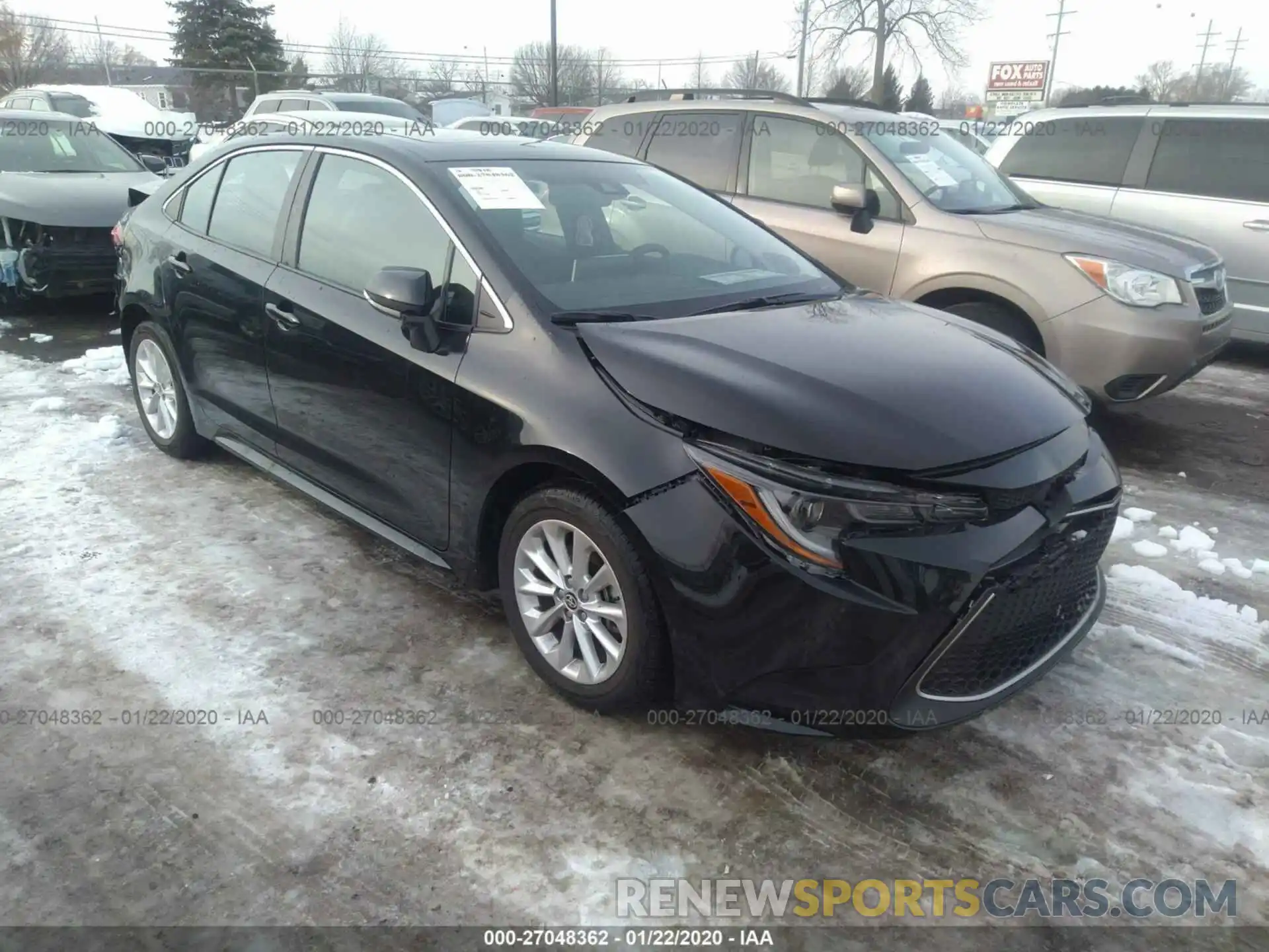 1 Photograph of a damaged car 5YFFPRAEXLP047390 TOYOTA COROLLA 2020