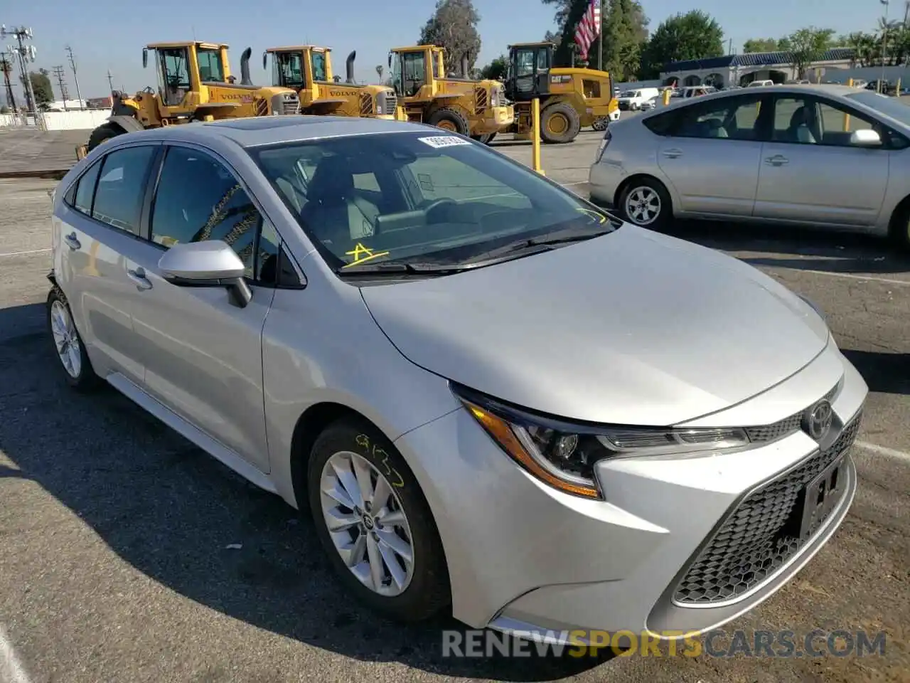 1 Photograph of a damaged car 5YFFPRAEXLP091955 TOYOTA COROLLA 2020