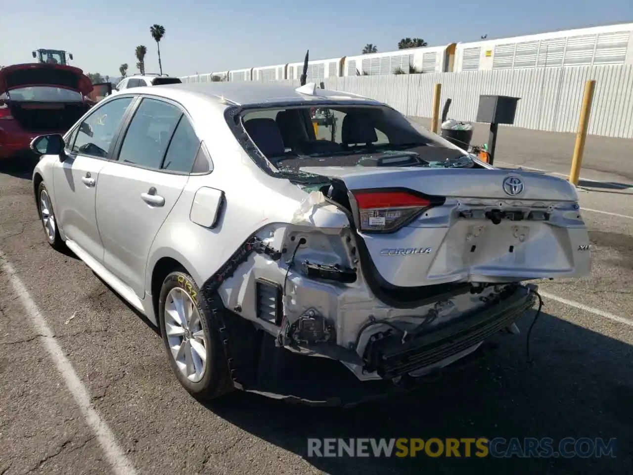 3 Photograph of a damaged car 5YFFPRAEXLP091955 TOYOTA COROLLA 2020