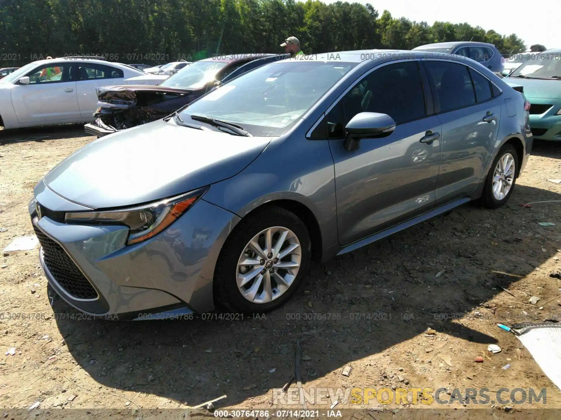 2 Photograph of a damaged car 5YFFPRAEXLP096797 TOYOTA COROLLA 2020