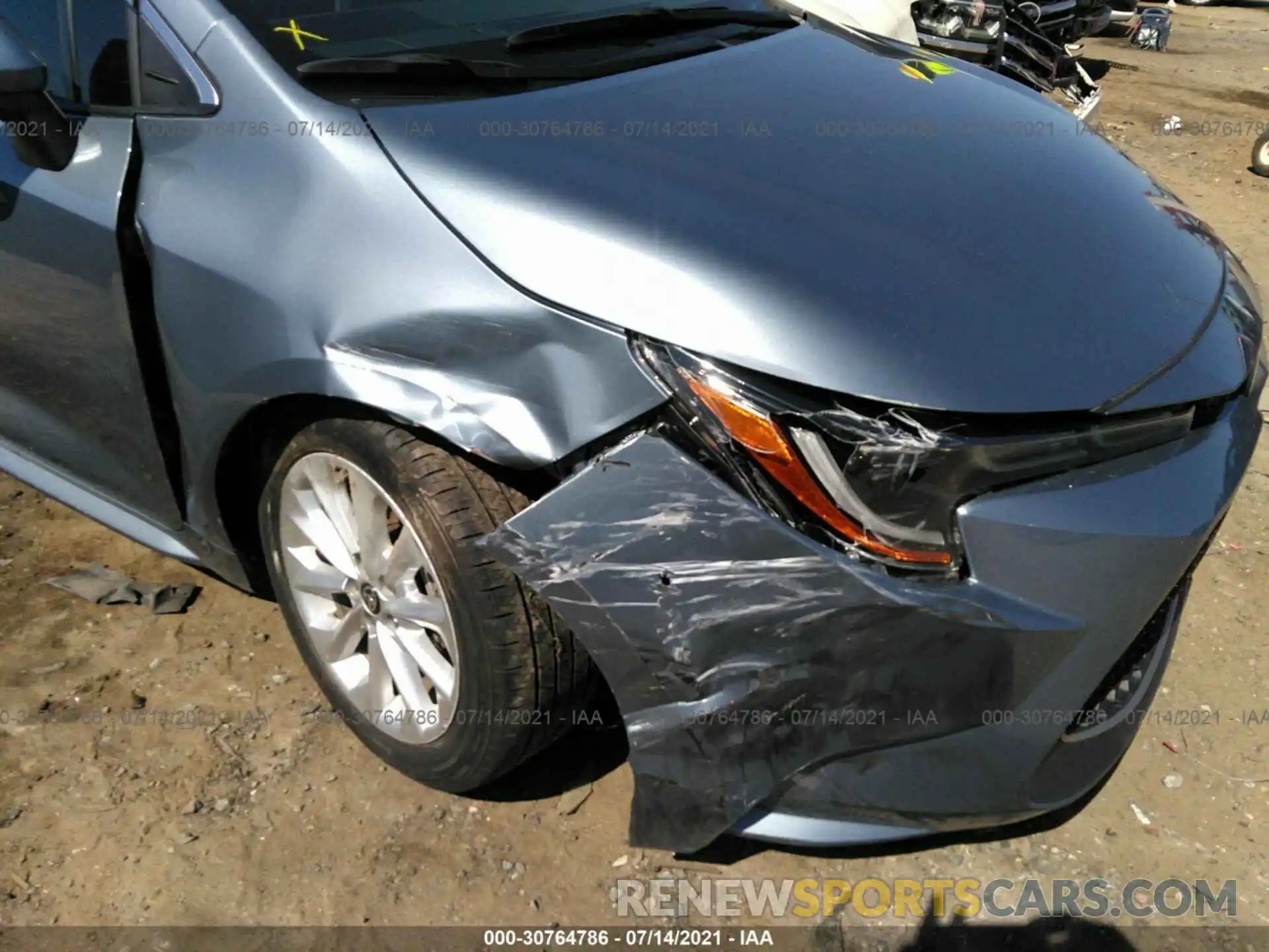 6 Photograph of a damaged car 5YFFPRAEXLP096797 TOYOTA COROLLA 2020