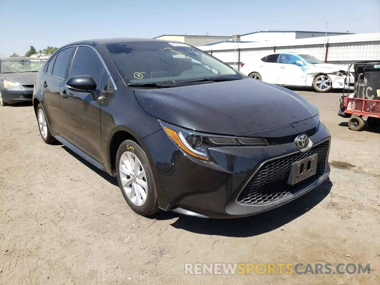 1 Photograph of a damaged car 5YFFPRAEXLP127076 TOYOTA COROLLA 2020