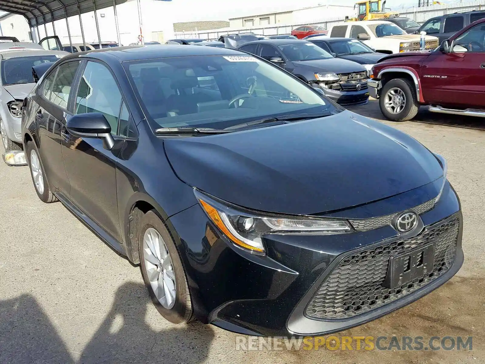 1 Photograph of a damaged car 5YFHPRAE0LP010874 TOYOTA COROLLA 2020