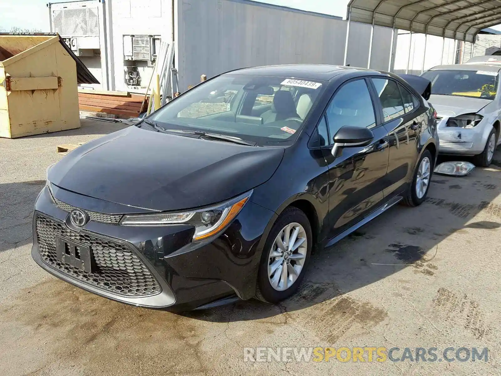 2 Photograph of a damaged car 5YFHPRAE0LP010874 TOYOTA COROLLA 2020