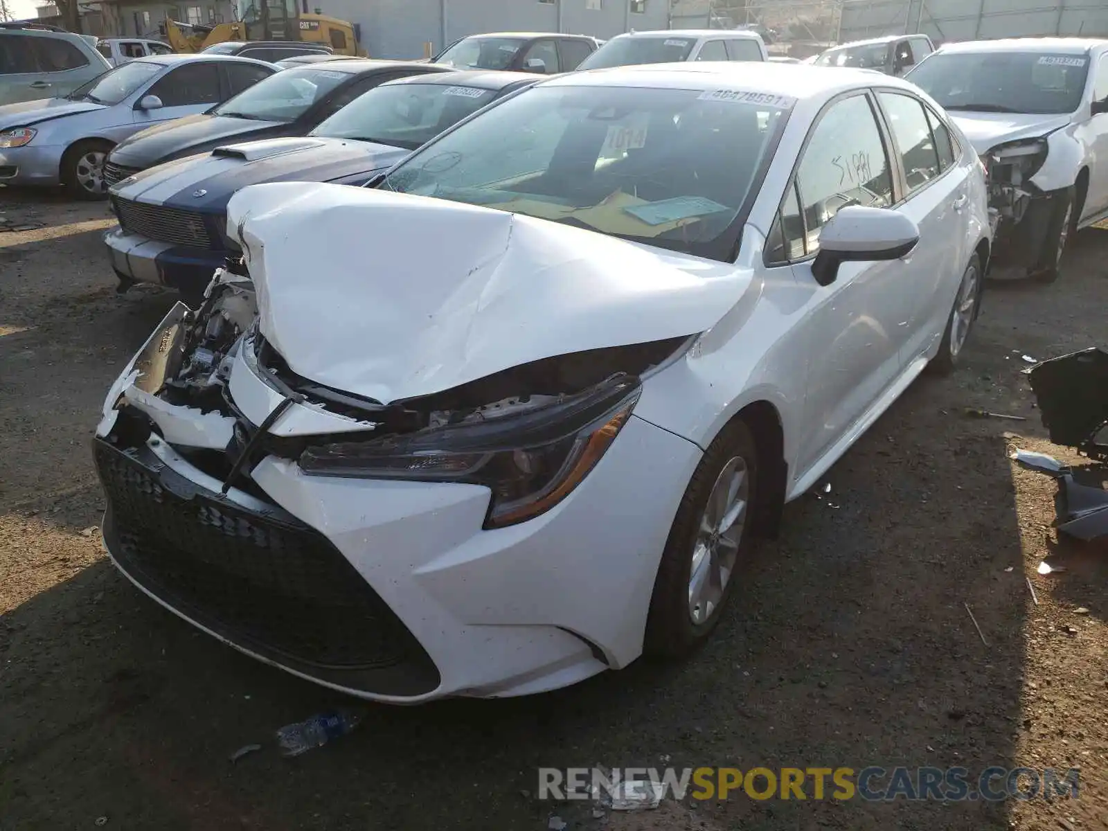 2 Photograph of a damaged car 5YFHPRAE0LP011426 TOYOTA COROLLA 2020