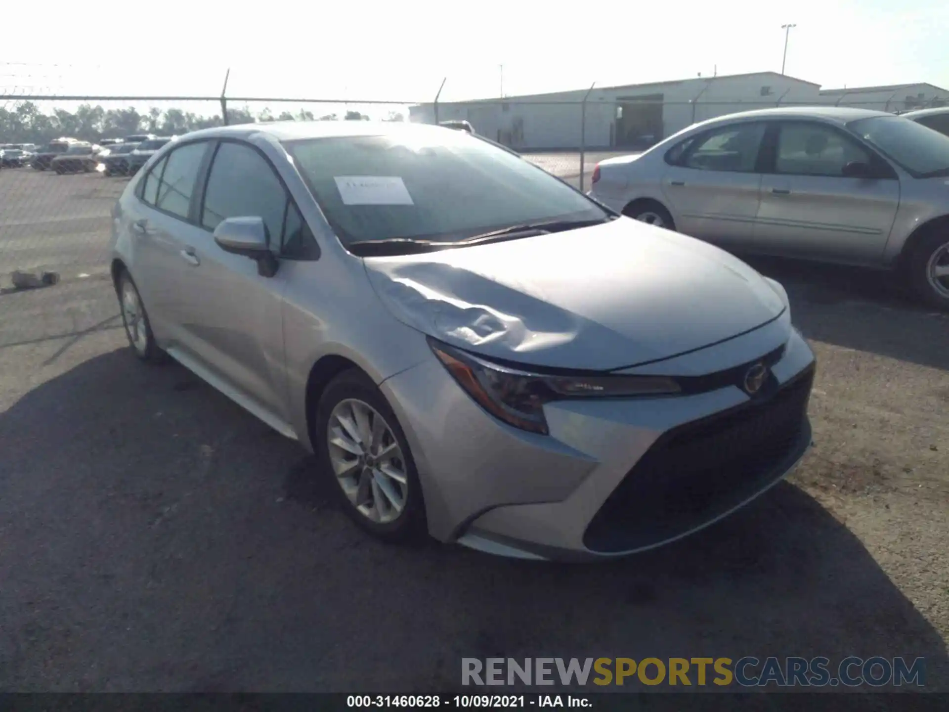 1 Photograph of a damaged car 5YFHPRAE0LP024581 TOYOTA COROLLA 2020