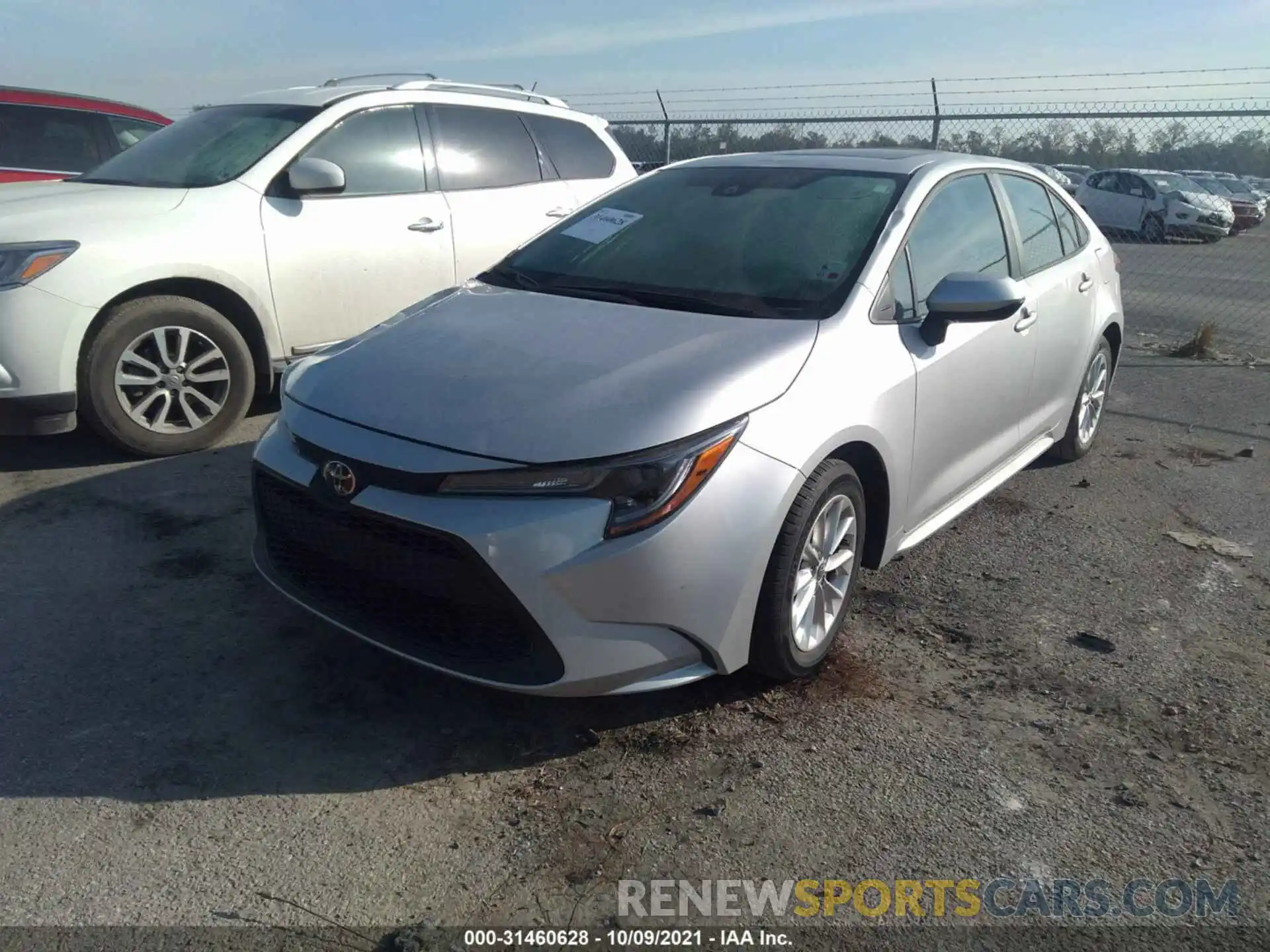 2 Photograph of a damaged car 5YFHPRAE0LP024581 TOYOTA COROLLA 2020