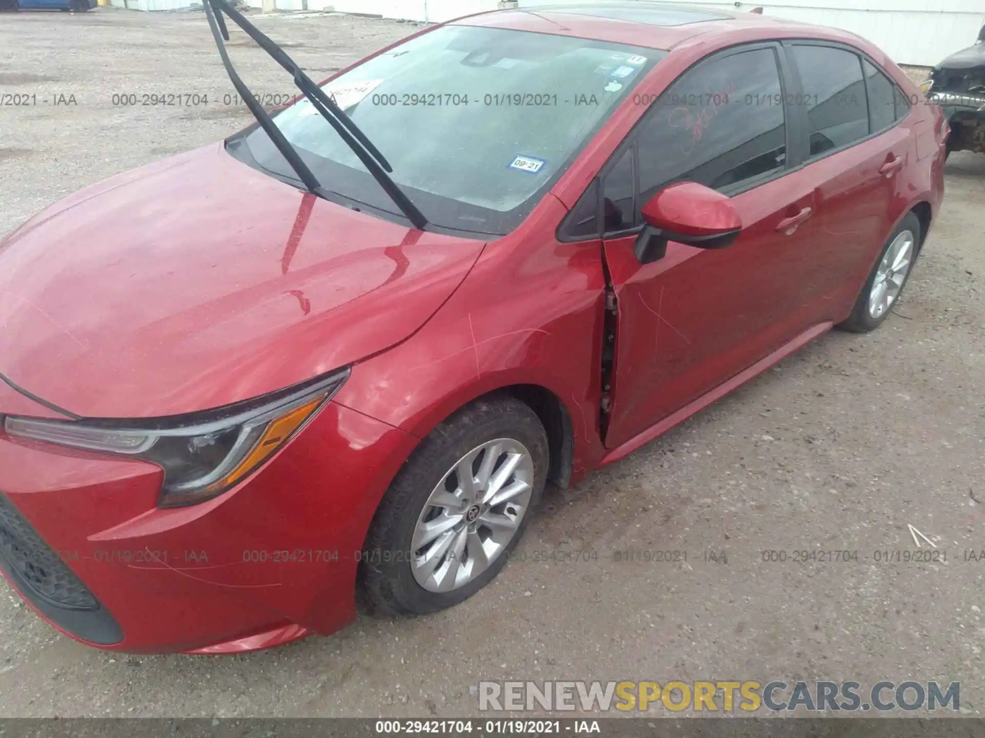 6 Photograph of a damaged car 5YFHPRAE0LP032857 TOYOTA COROLLA 2020