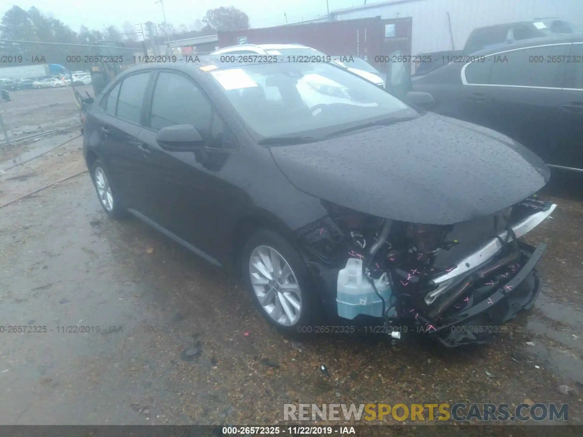 1 Photograph of a damaged car 5YFHPRAE0LP038383 TOYOTA COROLLA 2020