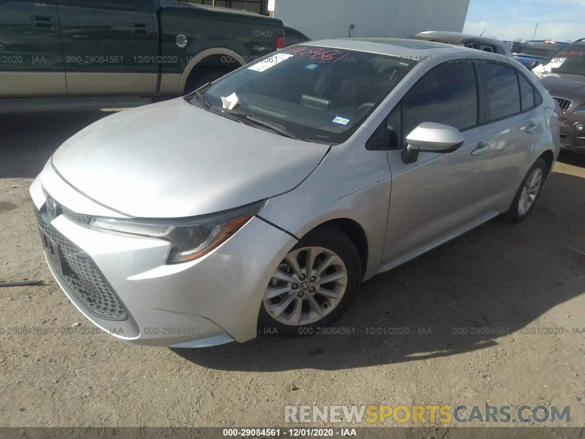 2 Photograph of a damaged car 5YFHPRAE1LP012245 TOYOTA COROLLA 2020