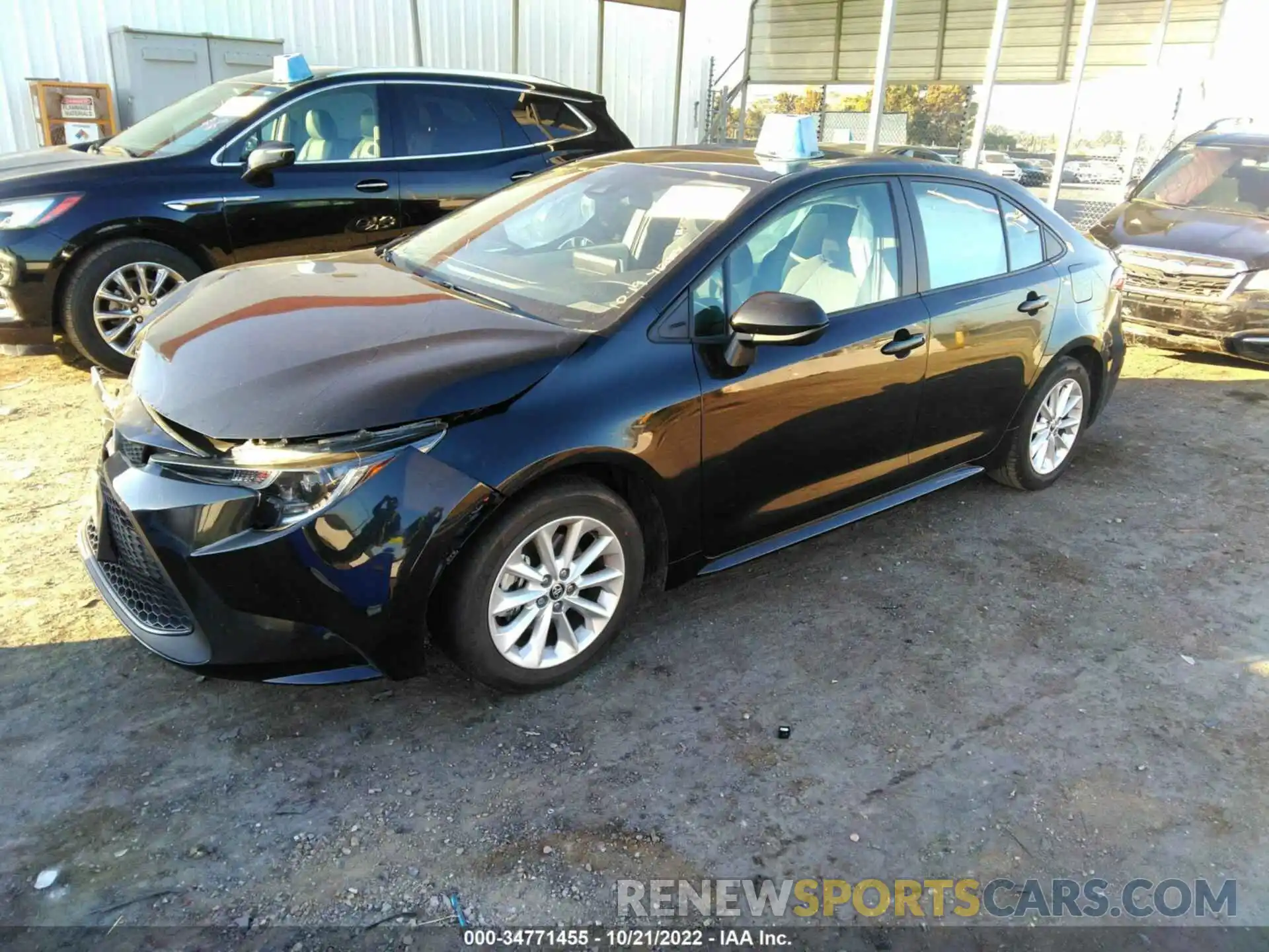 2 Photograph of a damaged car 5YFHPRAE1LP012827 TOYOTA COROLLA 2020