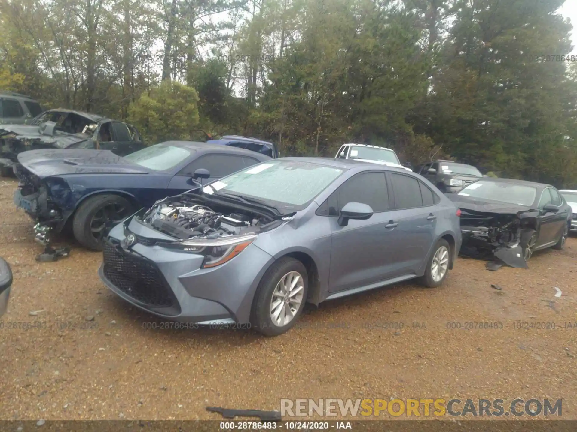 2 Photograph of a damaged car 5YFHPRAE1LP029983 TOYOTA COROLLA 2020