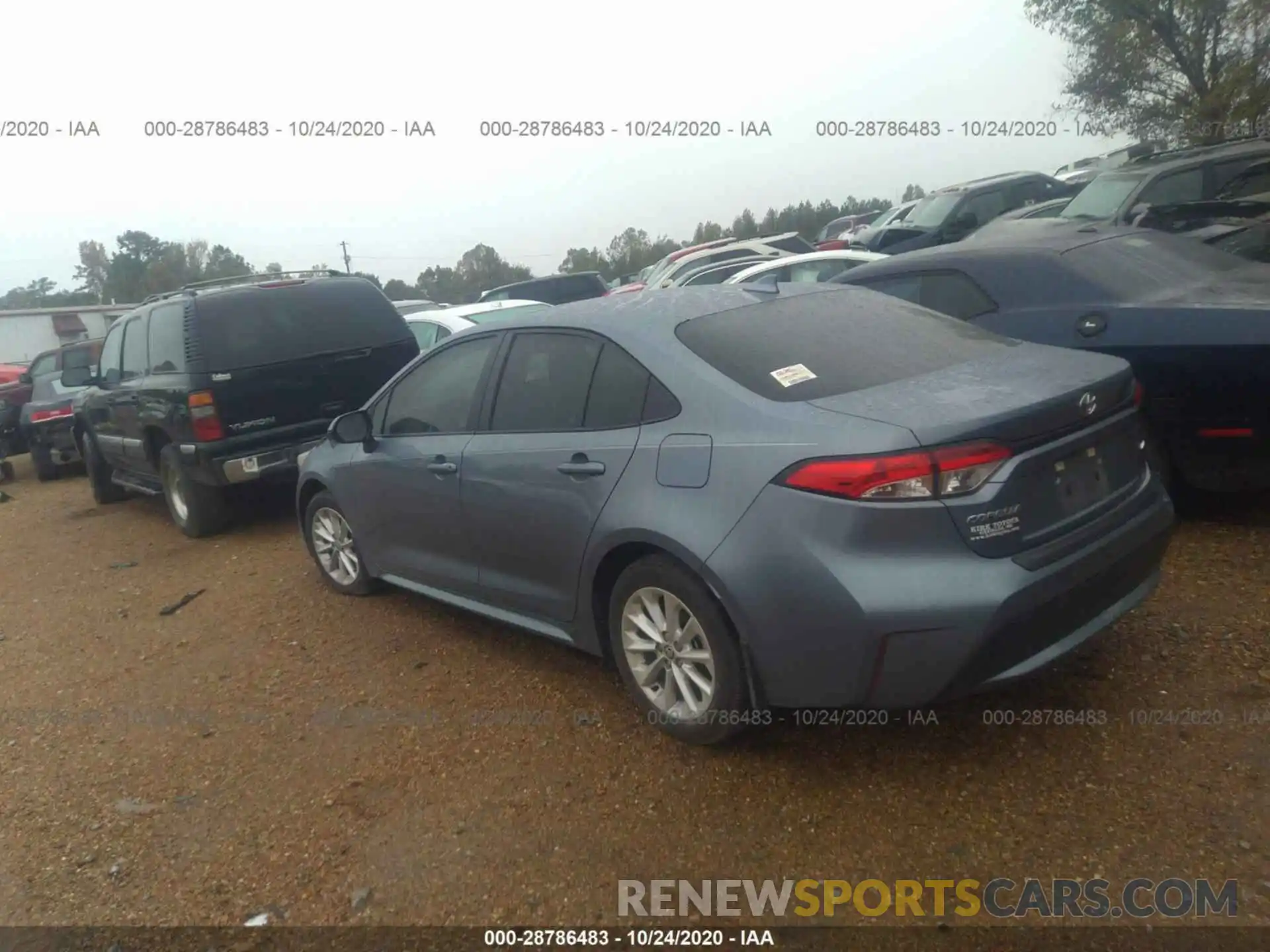 3 Photograph of a damaged car 5YFHPRAE1LP029983 TOYOTA COROLLA 2020