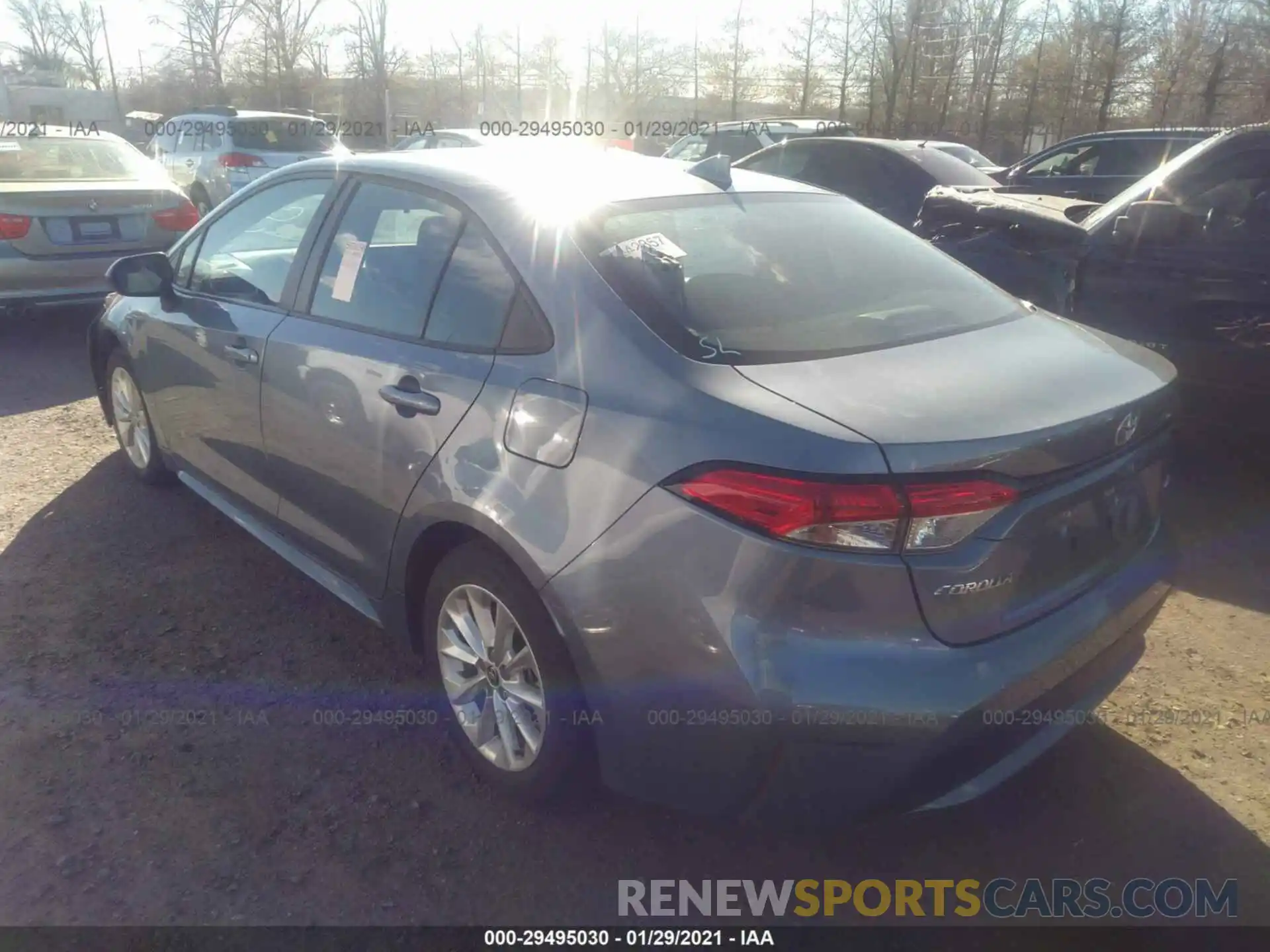 3 Photograph of a damaged car 5YFHPRAE1LP039493 TOYOTA COROLLA 2020