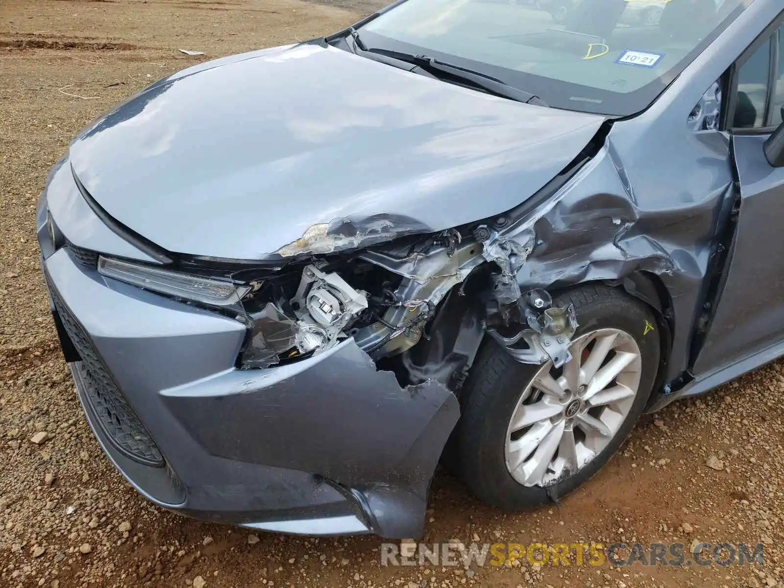 9 Photograph of a damaged car 5YFHPRAE1LP041244 TOYOTA COROLLA 2020