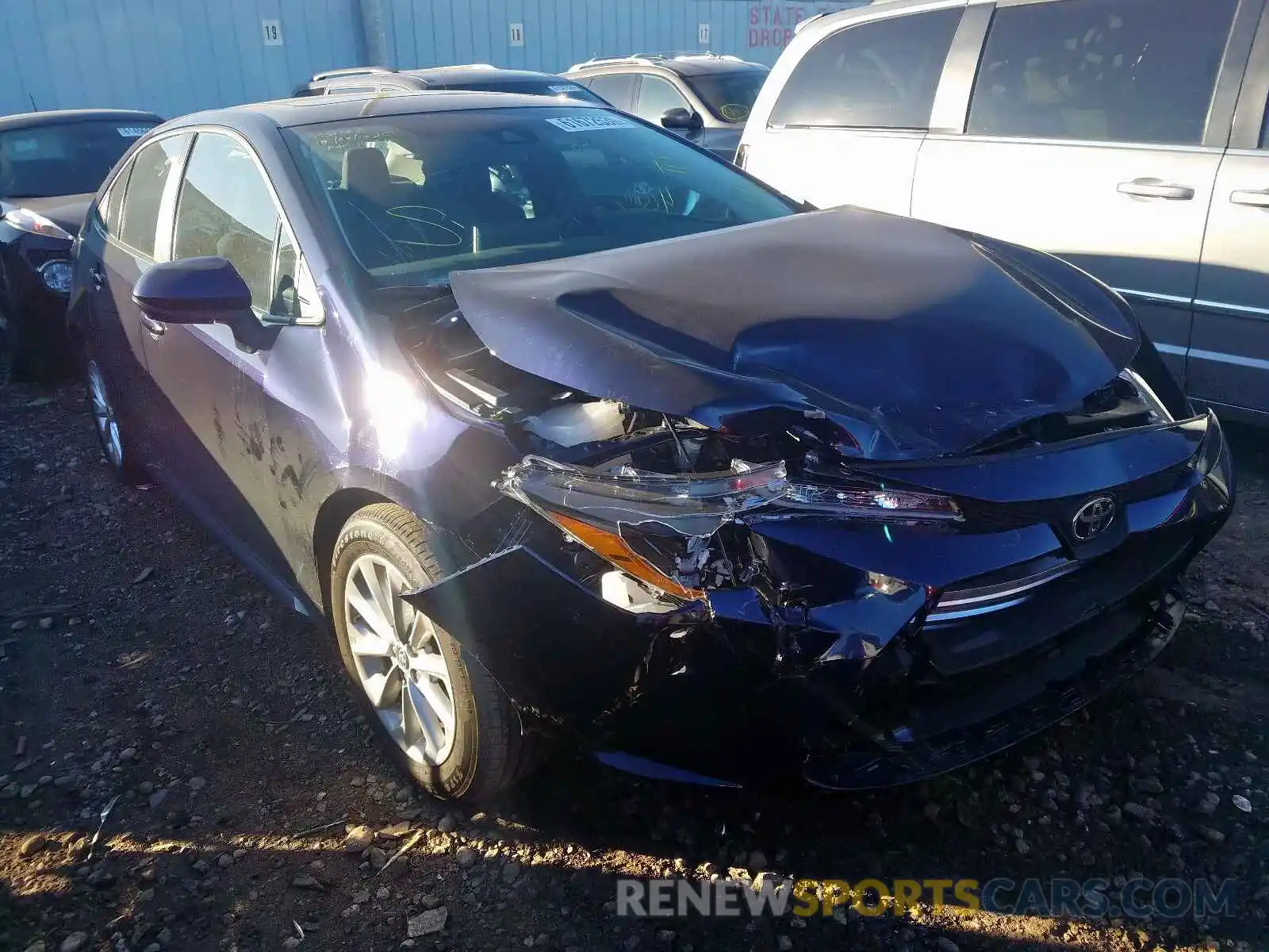 1 Photograph of a damaged car 5YFHPRAE2LP013775 TOYOTA COROLLA 2020