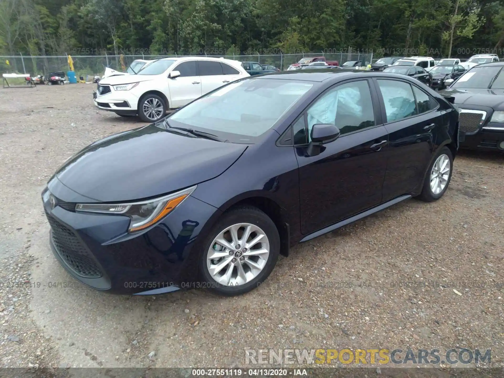 2 Photograph of a damaged car 5YFHPRAE2LP019267 TOYOTA COROLLA 2020