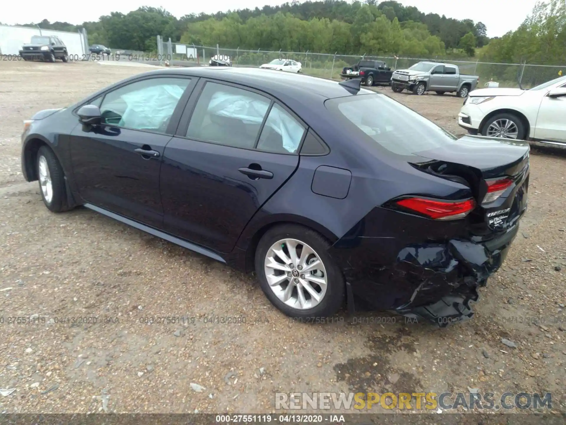 3 Photograph of a damaged car 5YFHPRAE2LP019267 TOYOTA COROLLA 2020