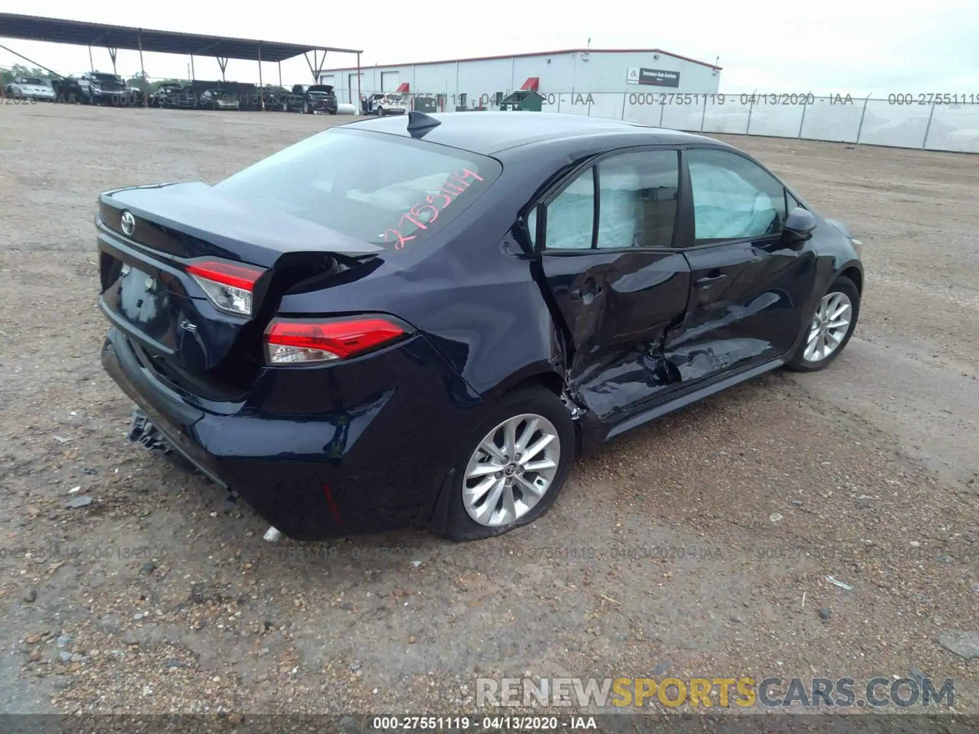 4 Photograph of a damaged car 5YFHPRAE2LP019267 TOYOTA COROLLA 2020