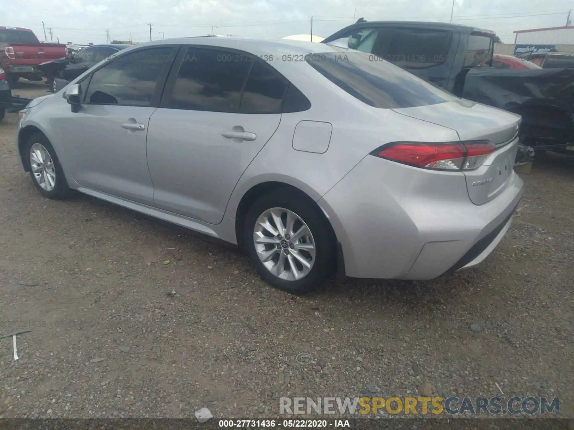 3 Photograph of a damaged car 5YFHPRAE2LP019821 TOYOTA COROLLA 2020