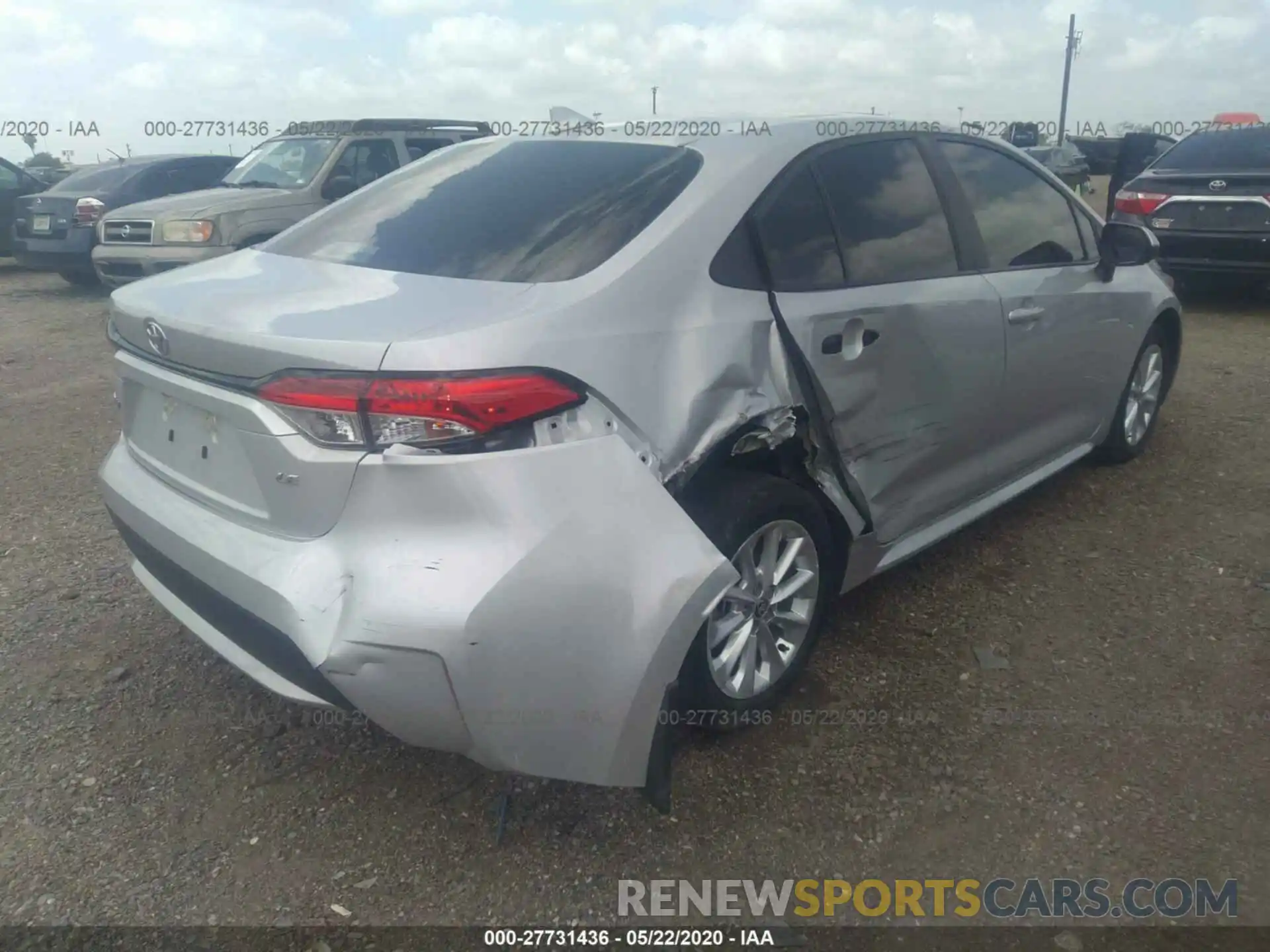 4 Photograph of a damaged car 5YFHPRAE2LP019821 TOYOTA COROLLA 2020